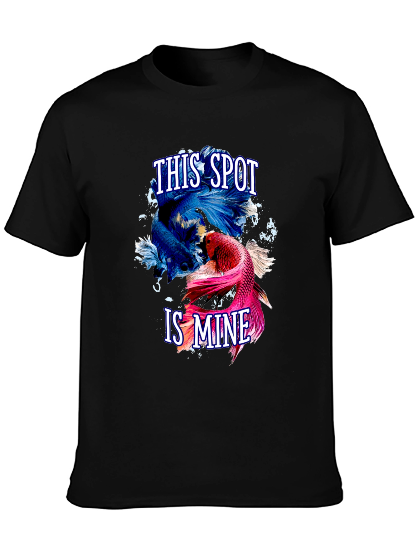 Black This Spot Is Mine Graphic Tee view 3