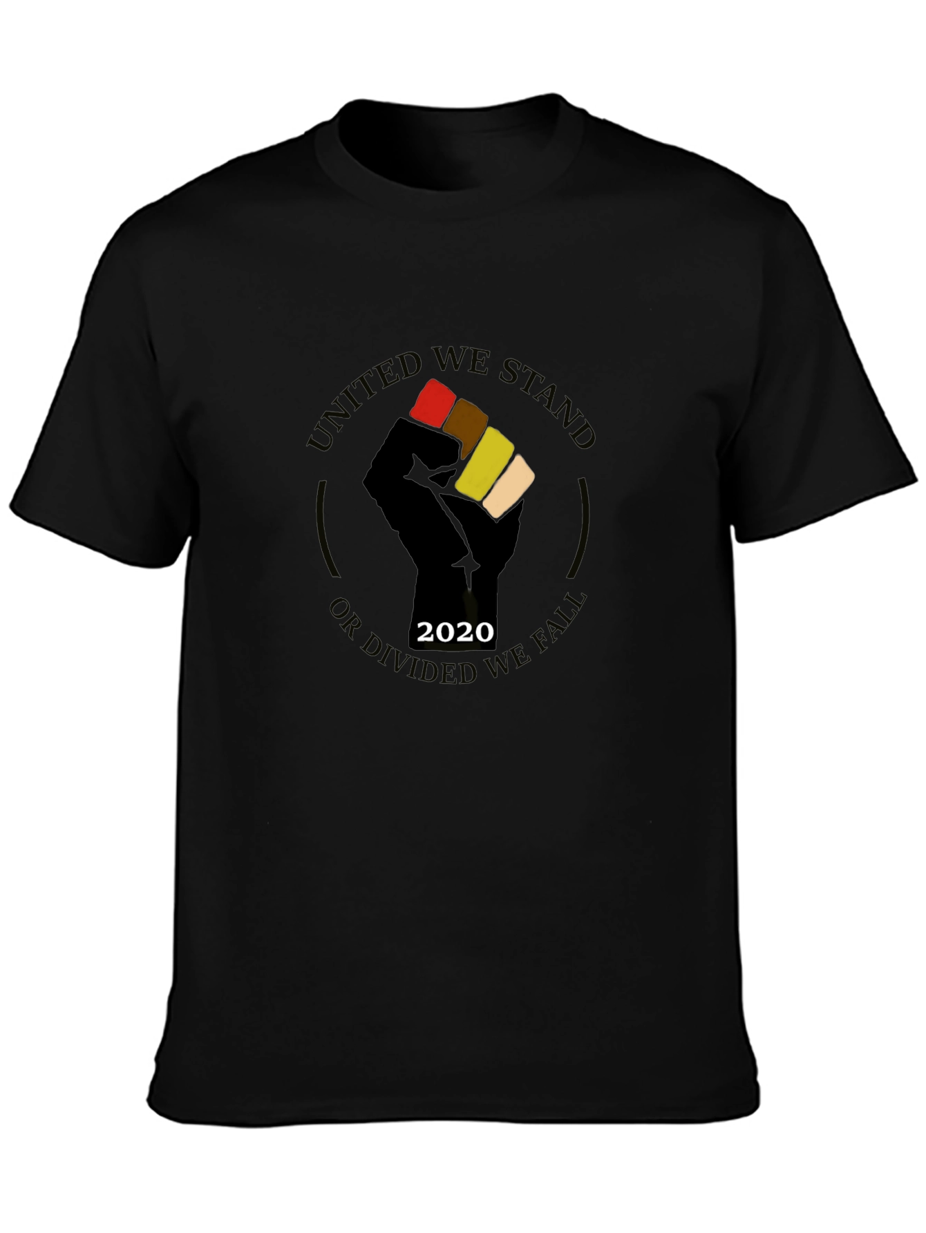 Black United We Stand T-Shirt view 3