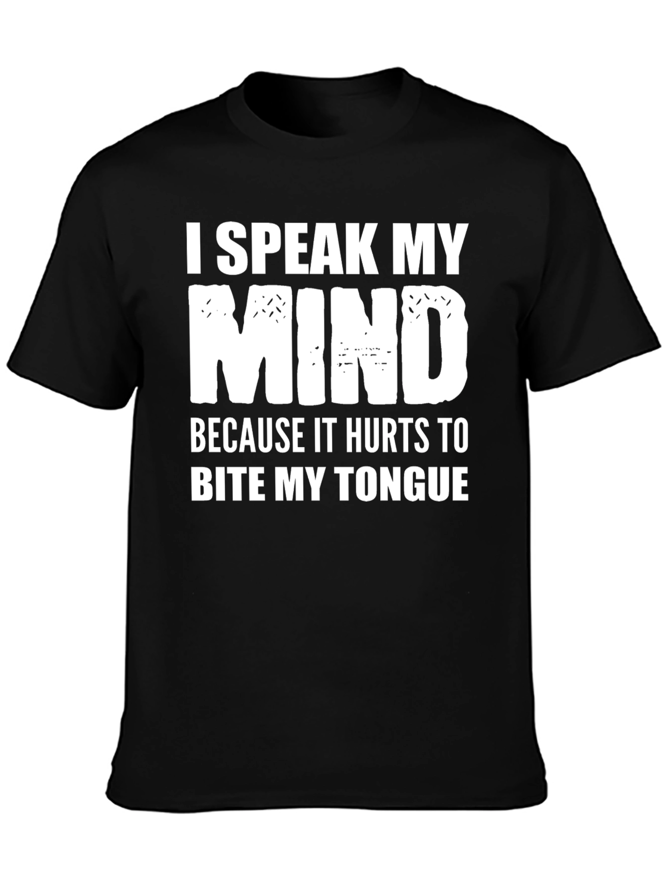 Black Speak My Mind Black Tee view 3