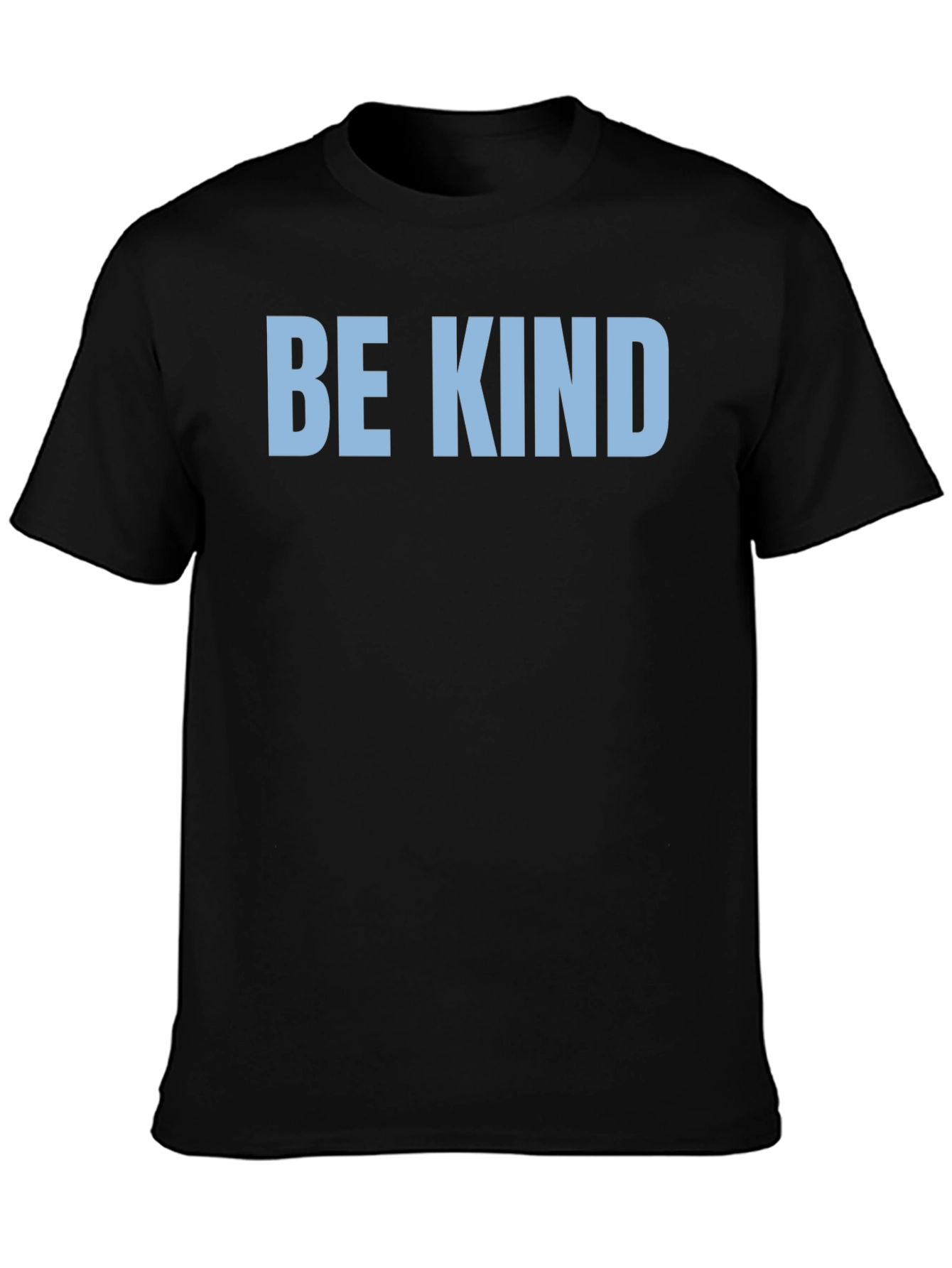 Black Be Kind Graphic Tee - Black Casual T-Shirt view 3