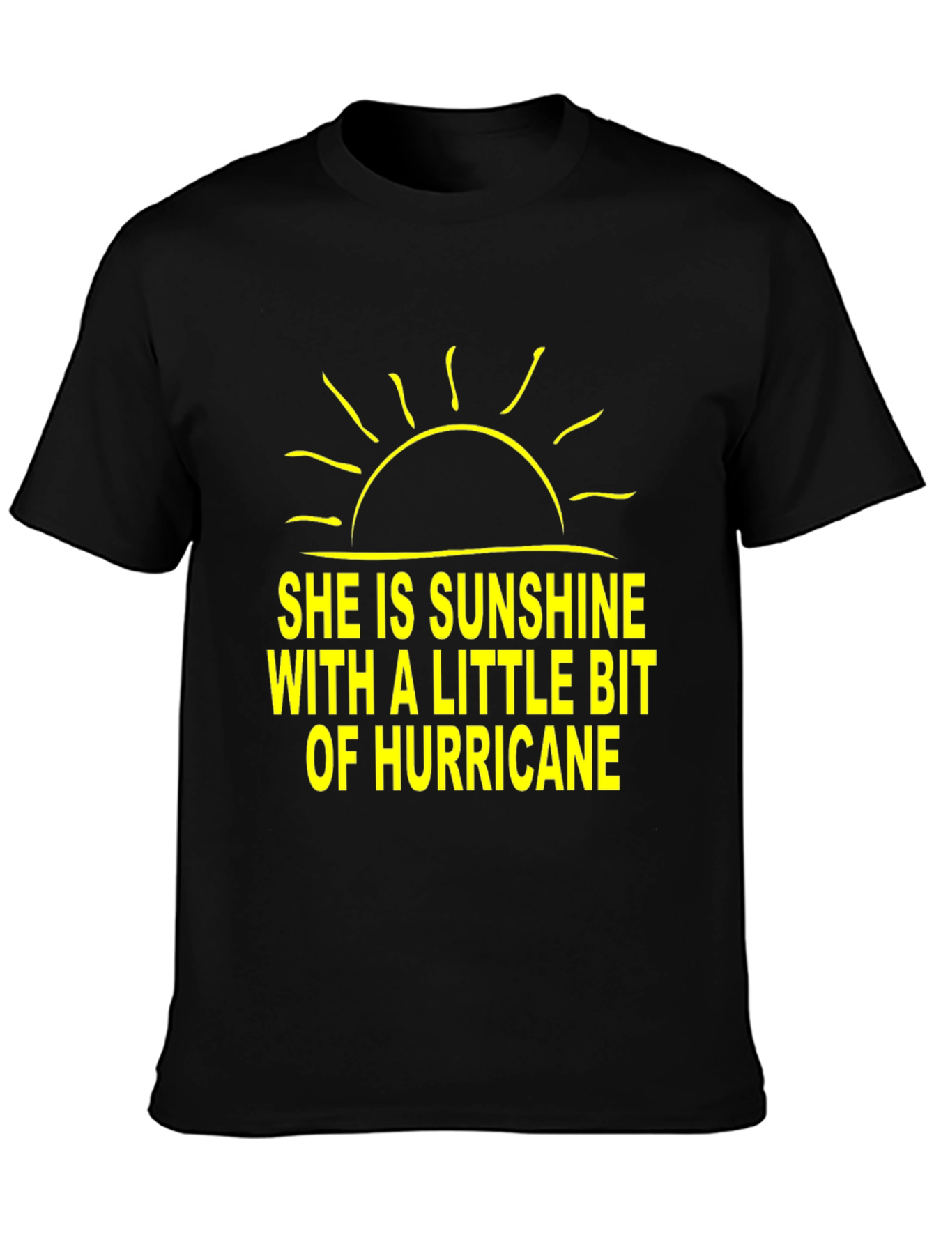 Black Sunshine Hurricane T-Shirt view 3