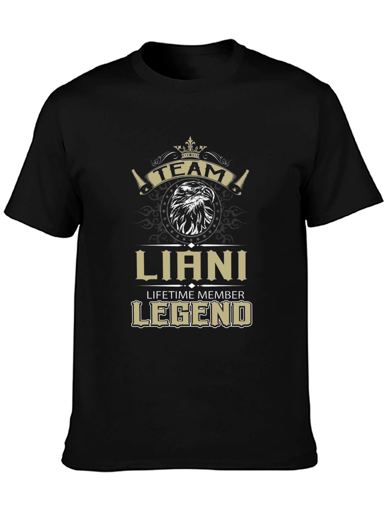 Black Liani Legend T-Shirt - Team Lifetime Member view 3