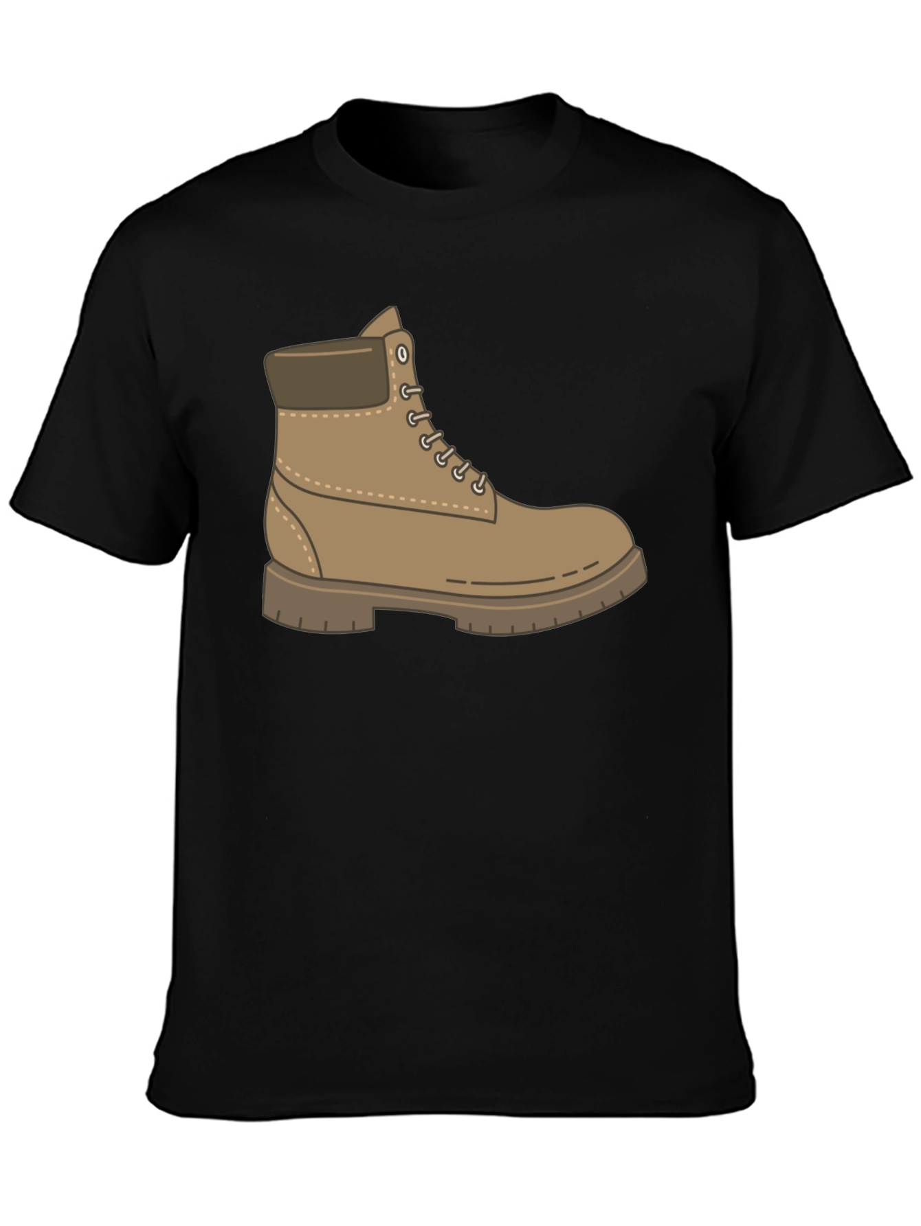 Black Boot Graphic Tee - Stylish Casual Wear view 3