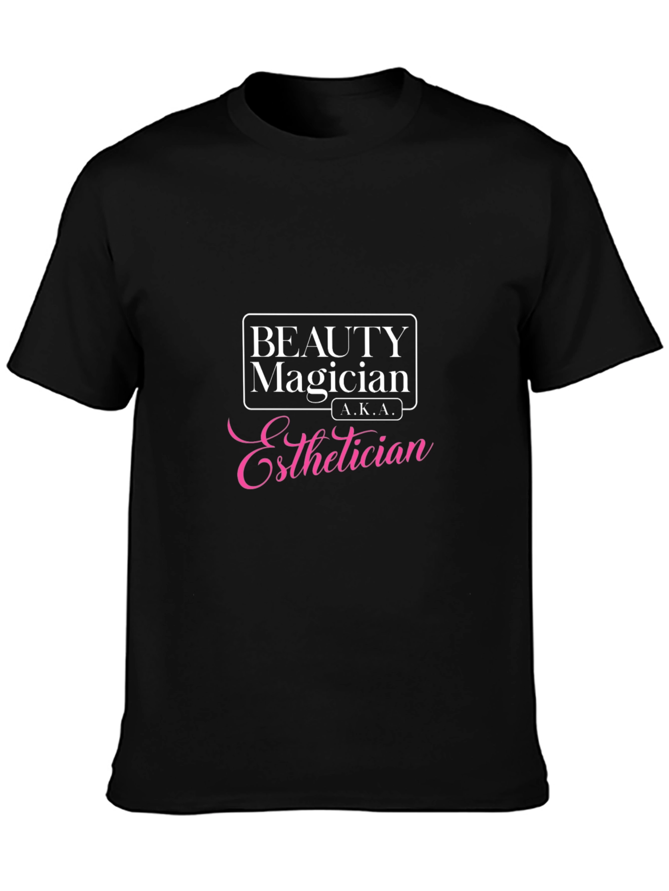 Black Beauty Magician Esthetician T-Shirt view 3