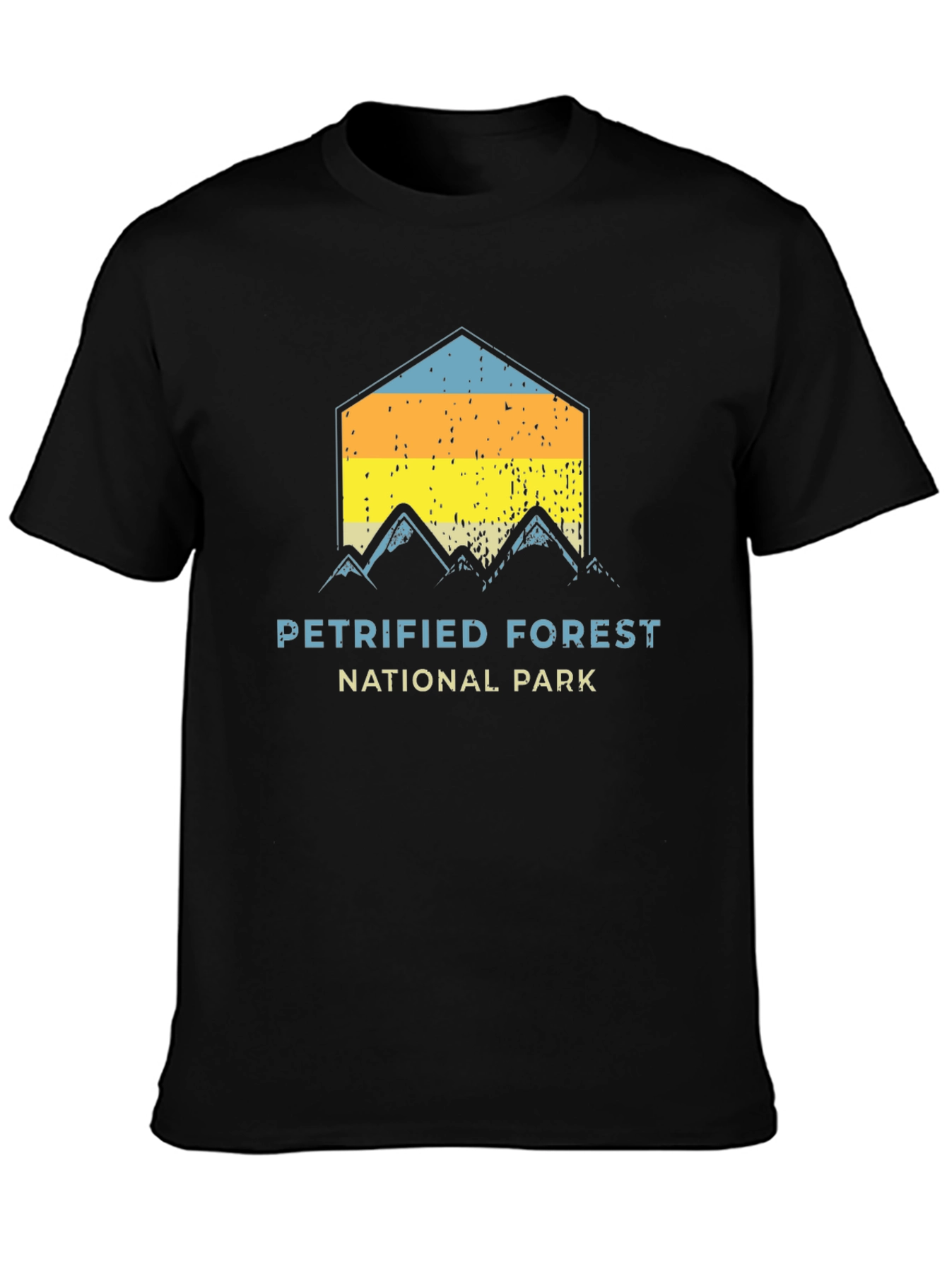 Black Petrified Forest National Park Graphic Tee view 3