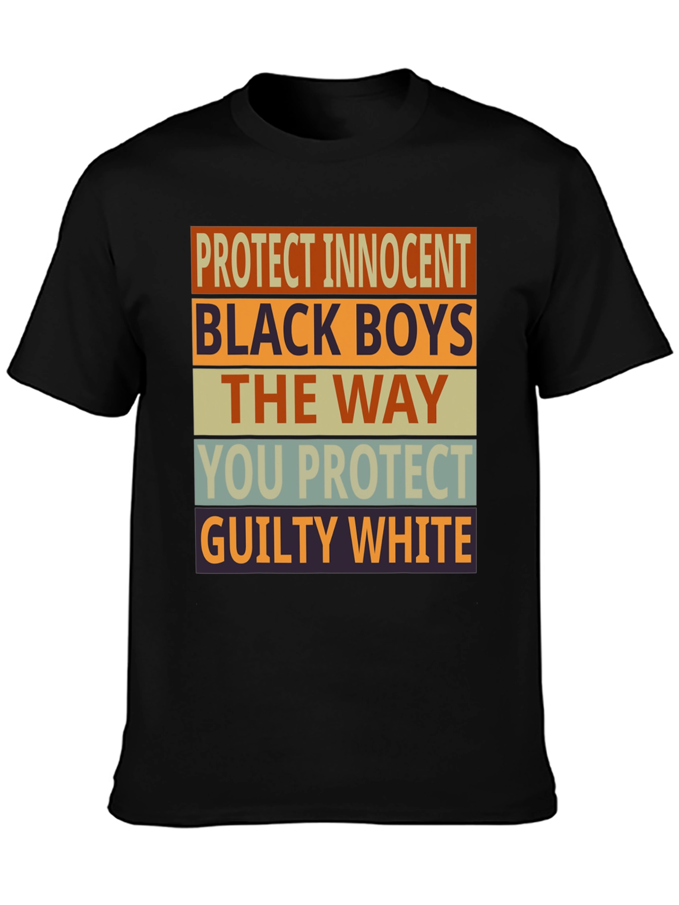Black Protect Innocent Black Boys Graphic Tee view 3