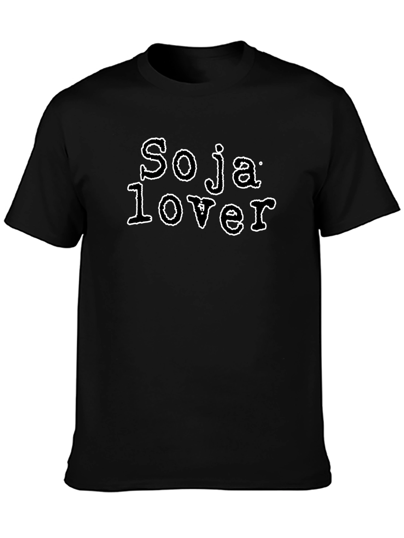 Black Sojalover Graphic Tee - Trendy Unisex Shirt view 3