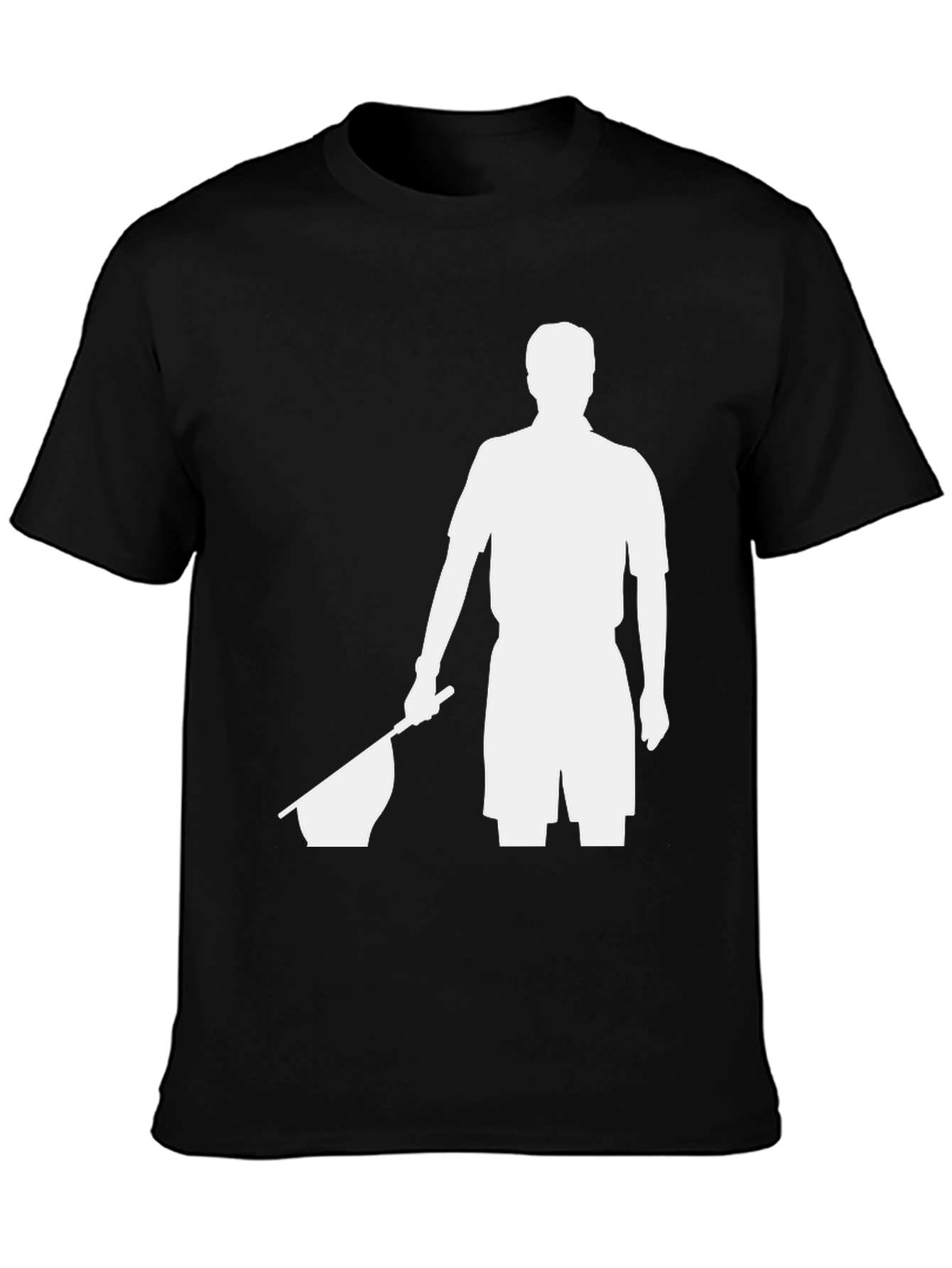 Black Referee T-Shirt - Black Graphic Tee view 3