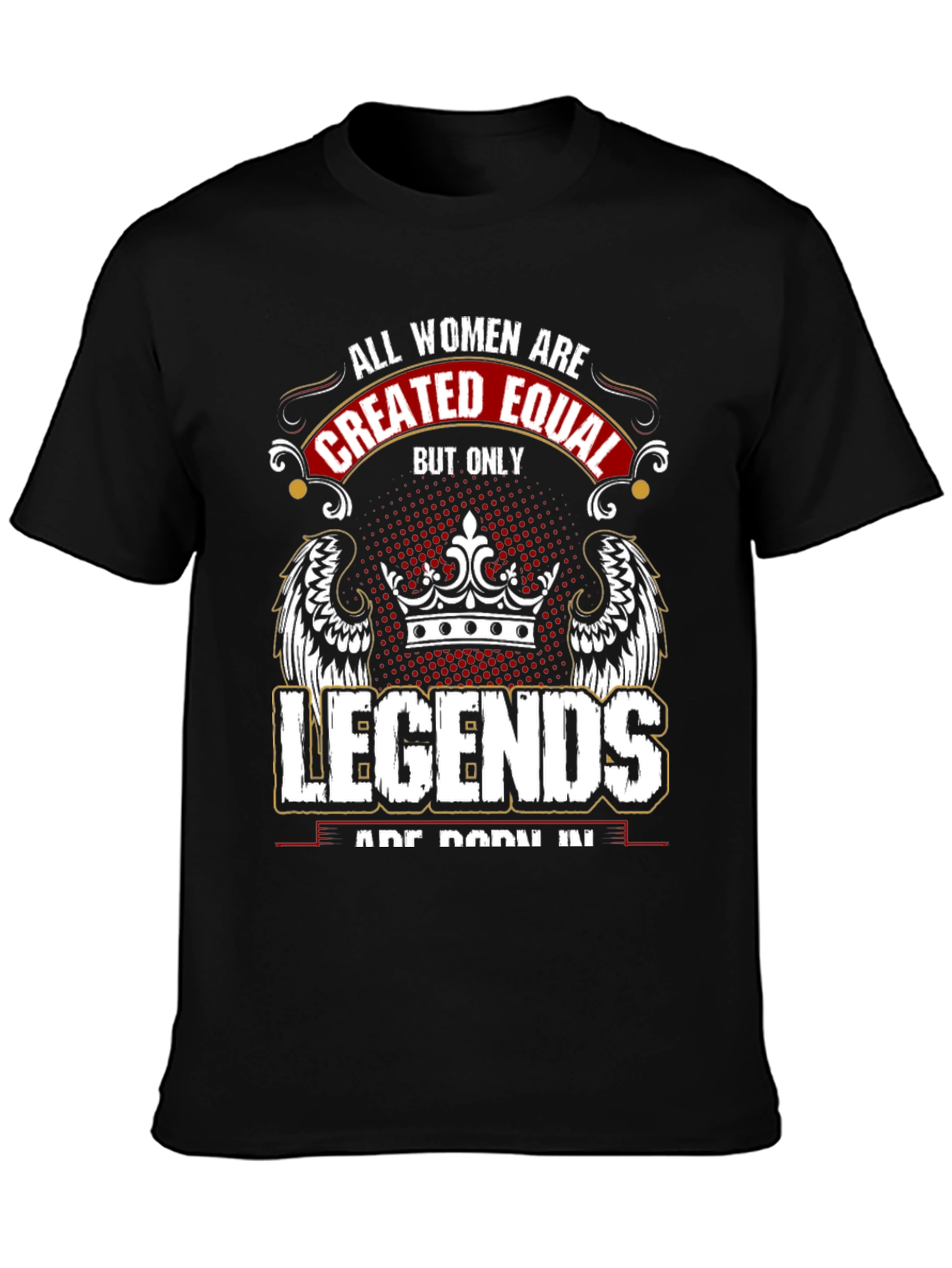 Black All Women Created Equal Legends Graphic Tee view 3