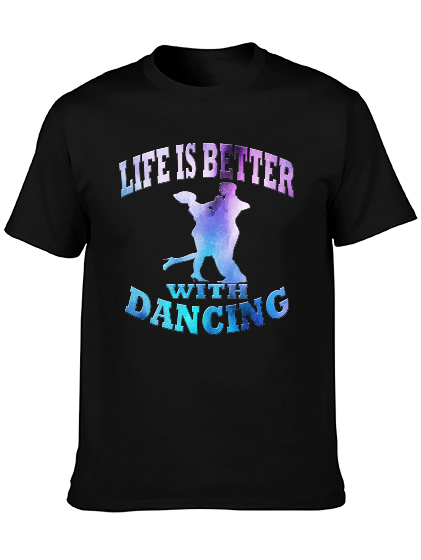 Black Life is Better with Dancing Graphic Tee view 3