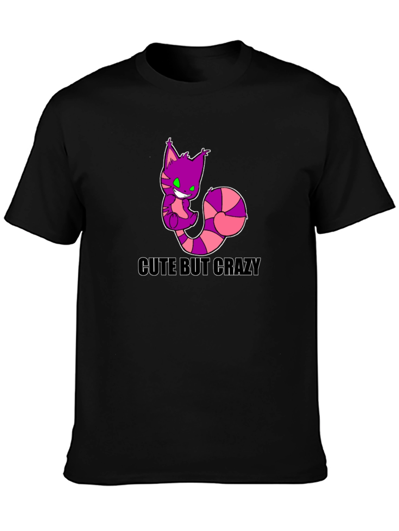 Cute But Crazy Cheshire Cat T-Shirt - 3