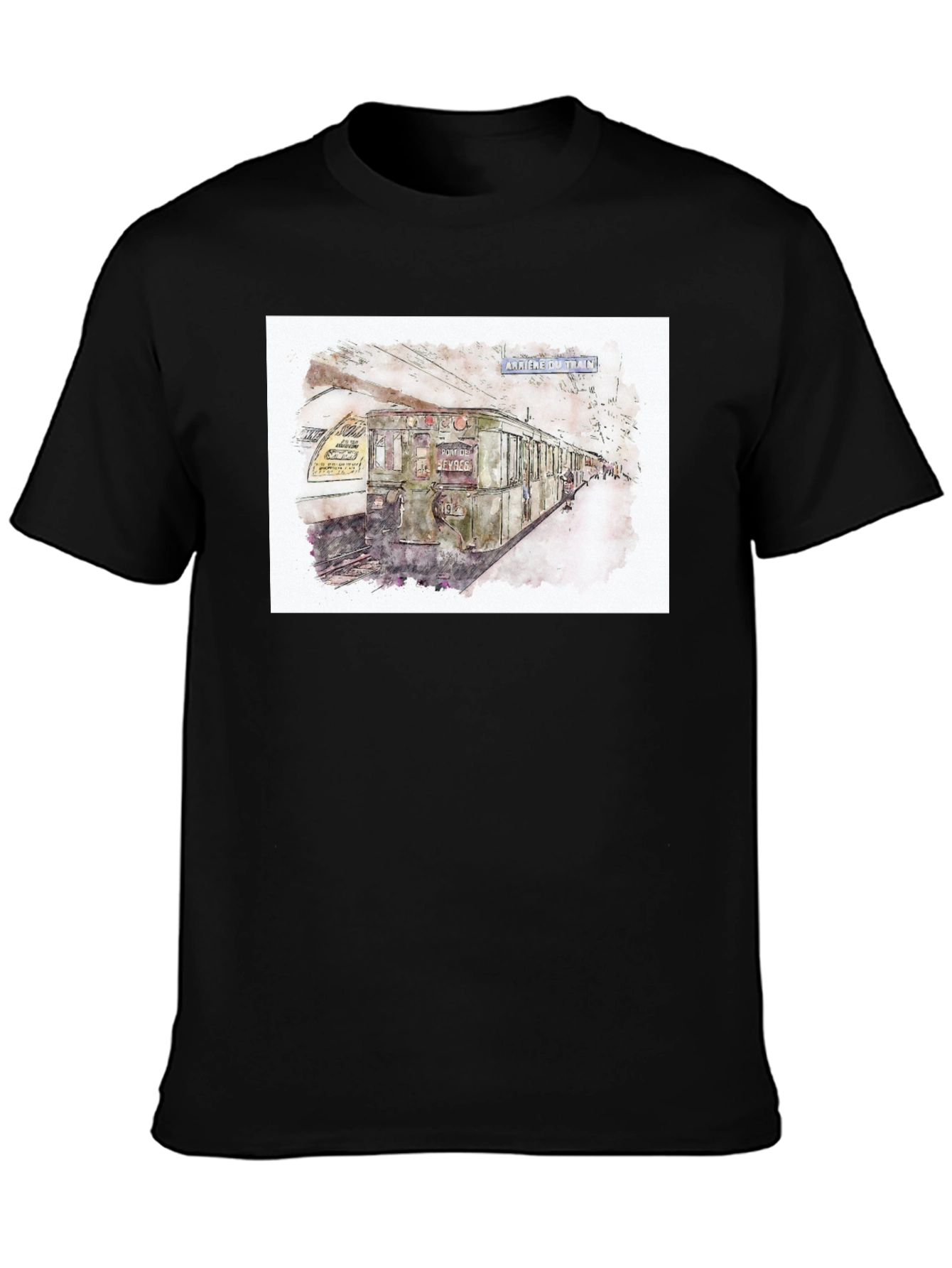 Vintage Subway Art T-Shirt - 3