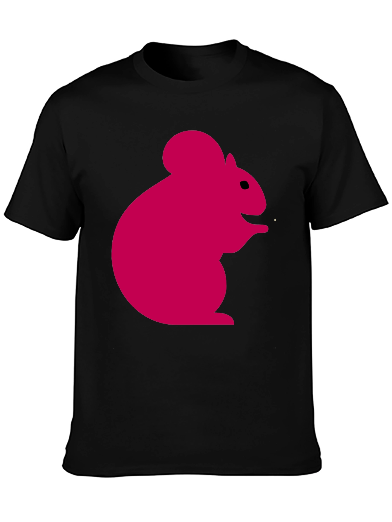Pink Squirrel Graphic Tee - Men's Black T-Shirt - 3