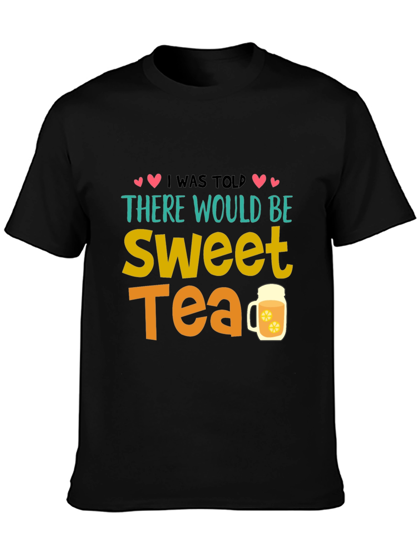 Black Sweet Tea Graphic T-Shirt view 3