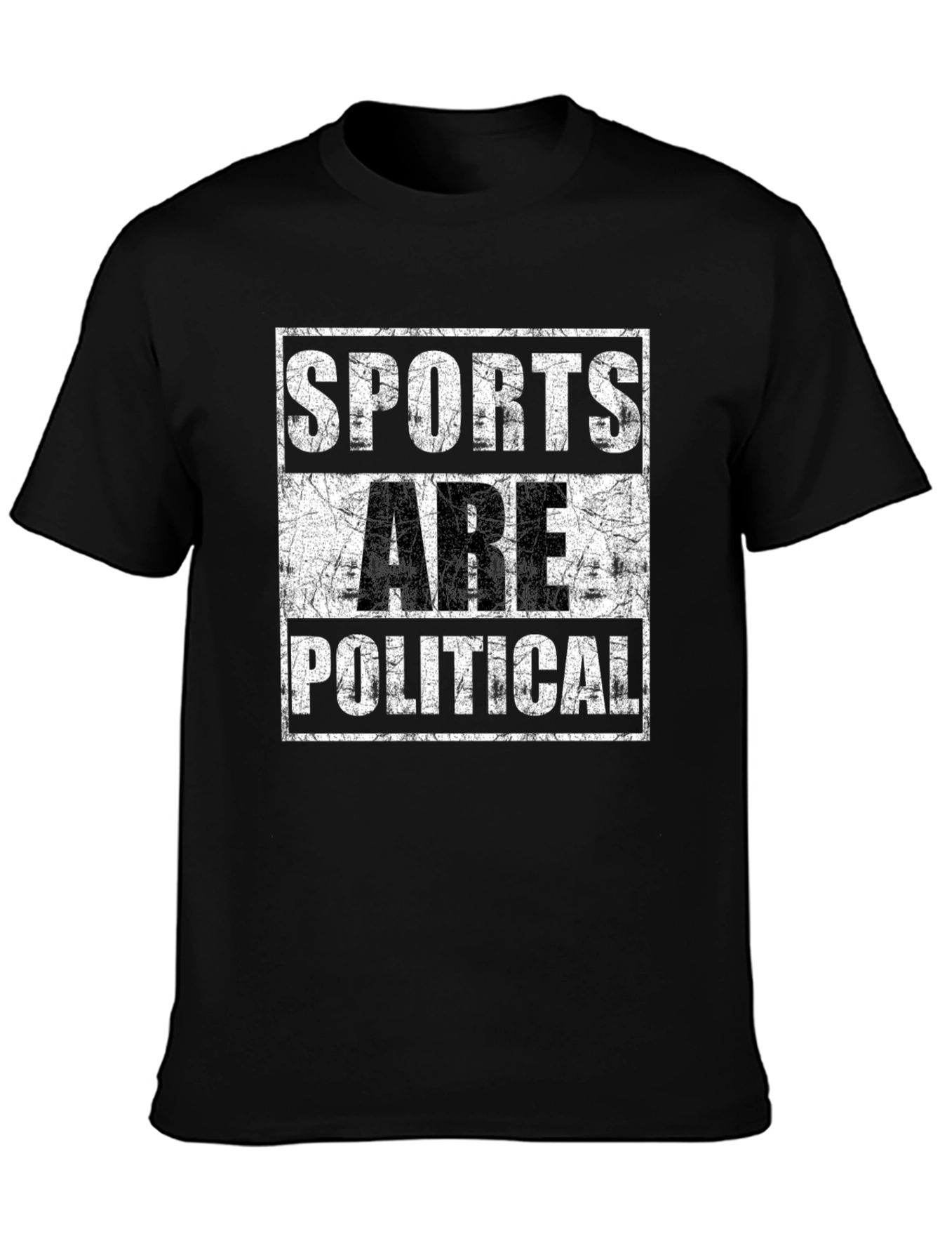 Black Sports Are Political Graphic T-Shirt view 3