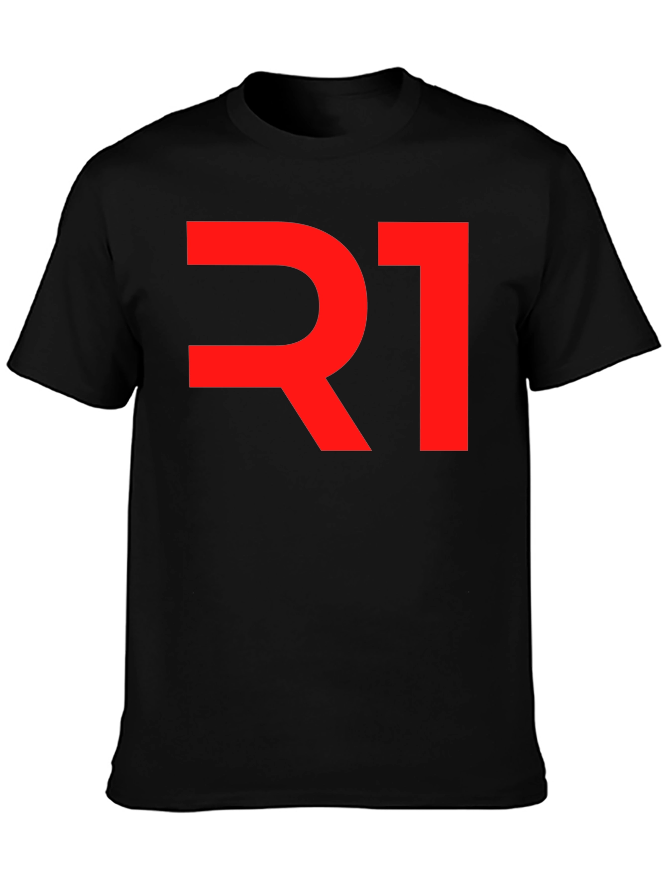 Black Bold R1 Graphic Tee - Statement Style view 3