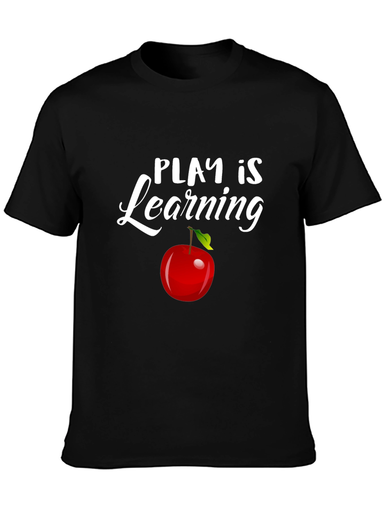 Black Play is Learning T-Shirt - Fun Educational Tee view 3