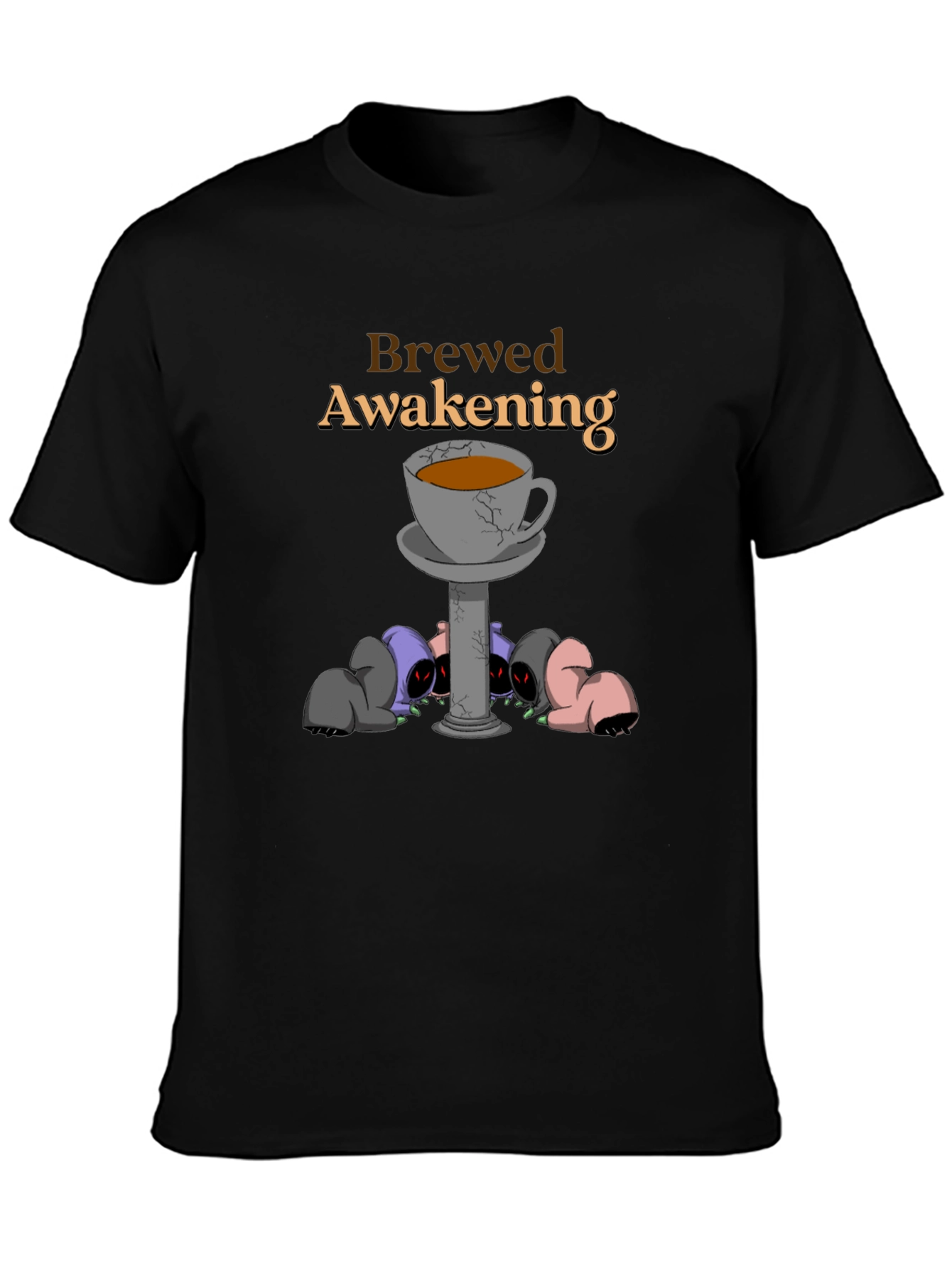 Black Brewed Awakening Graphic Tee view 3
