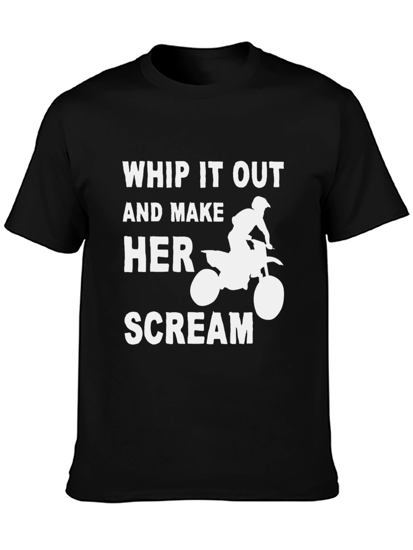 Whip It Out Dirt Bike Graphic T-Shirt - 3
