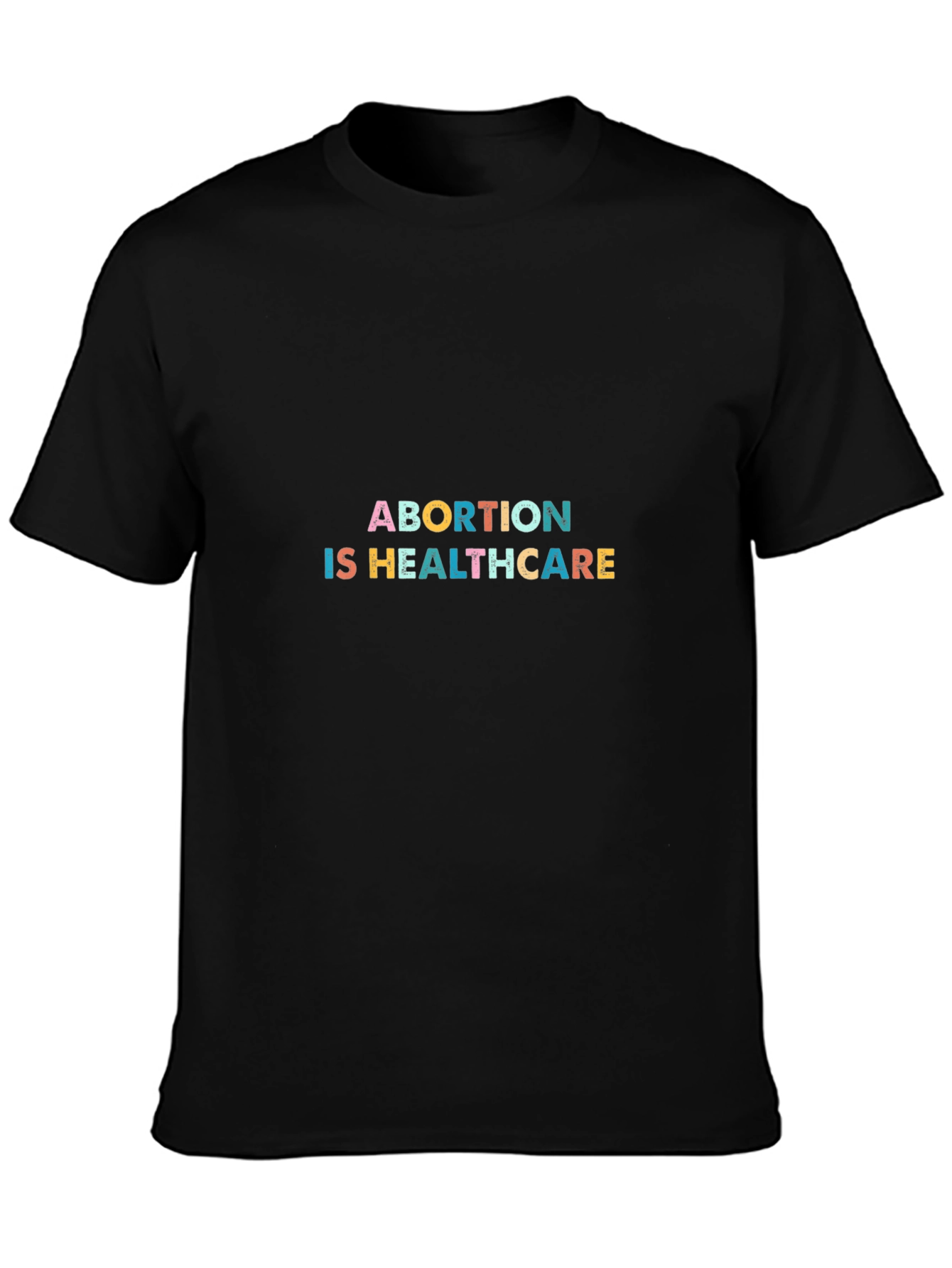 Black Abortion is Healthcare Graphic Tee view 3