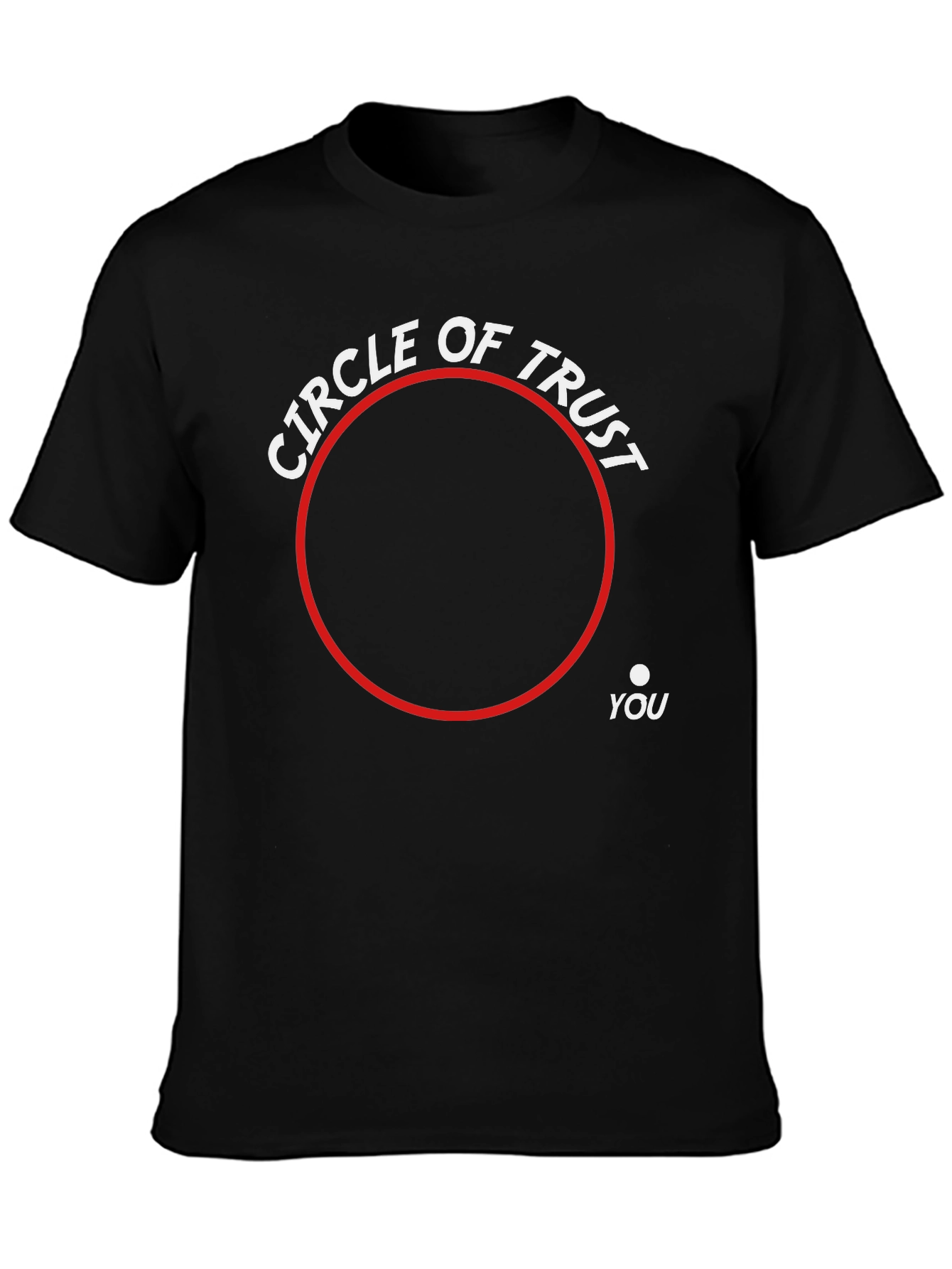 Black Circle of Trust Graphic Tee - You're Outside! view 3