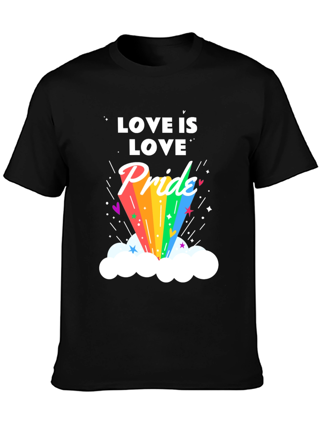 Black Love is Love Pride Graphic T-Shirt view 3