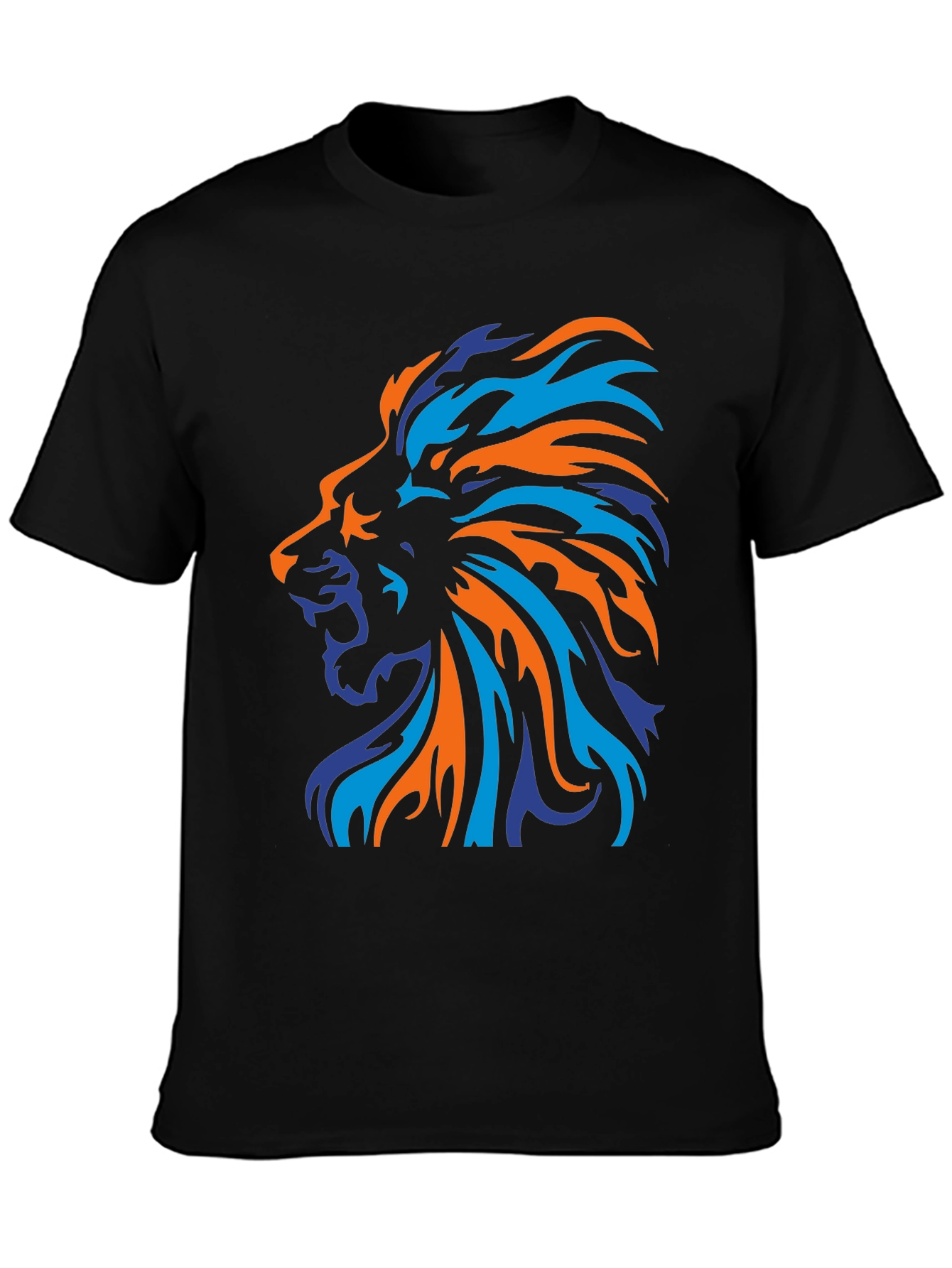 Black Lion Graphic Tee - Bold Style, Soft Comfort view 3