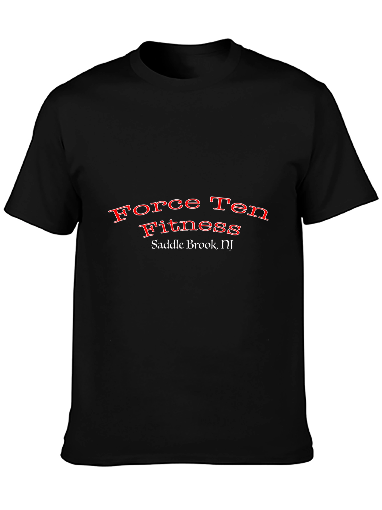 Black Force Ten Fitness Black T-Shirt view 3