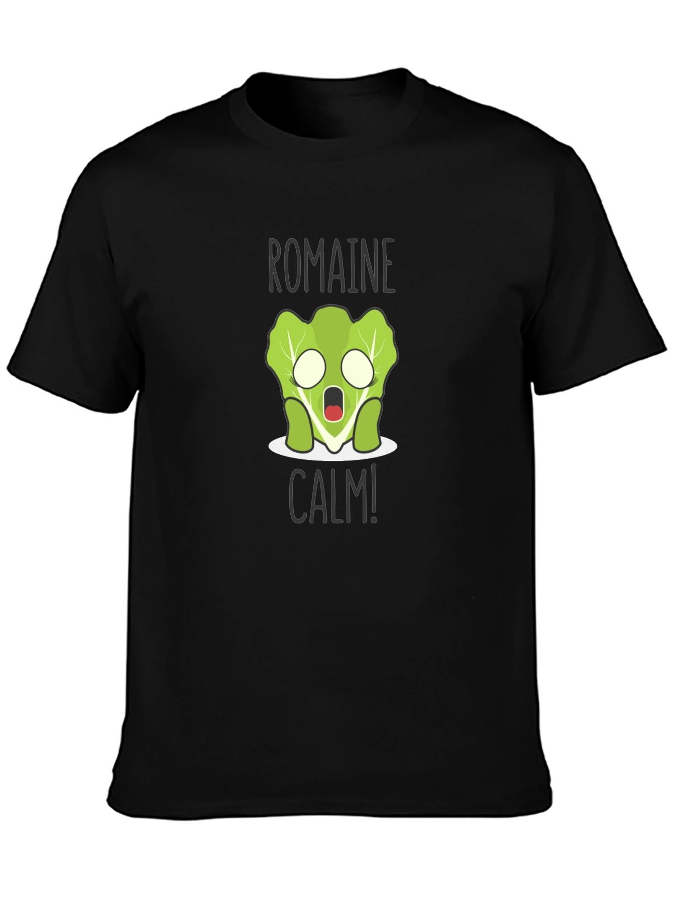 Black Romaine Calm Graphic Tee view 3
