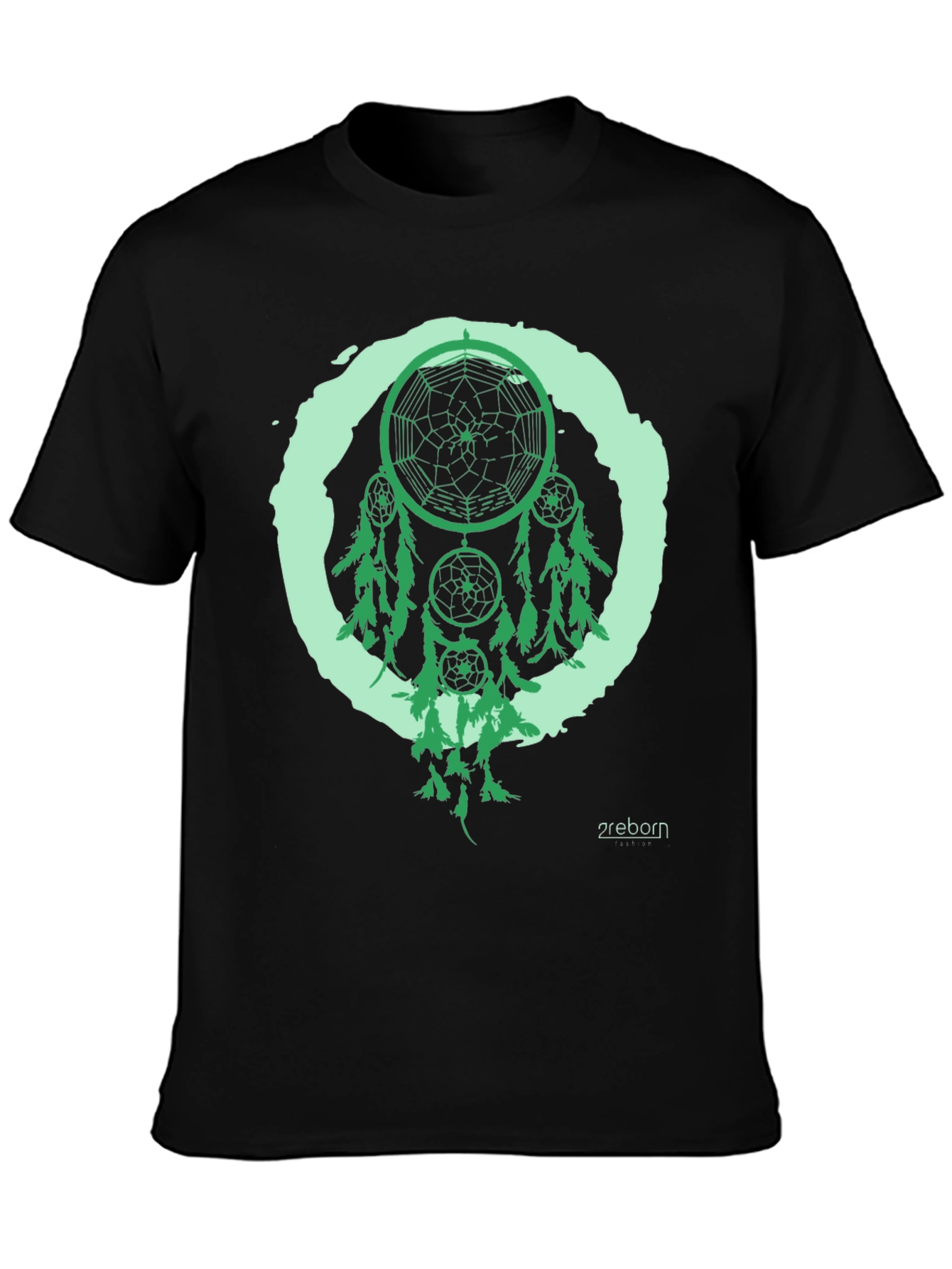Black Dreamcatcher Graphic Tee - Black view 3