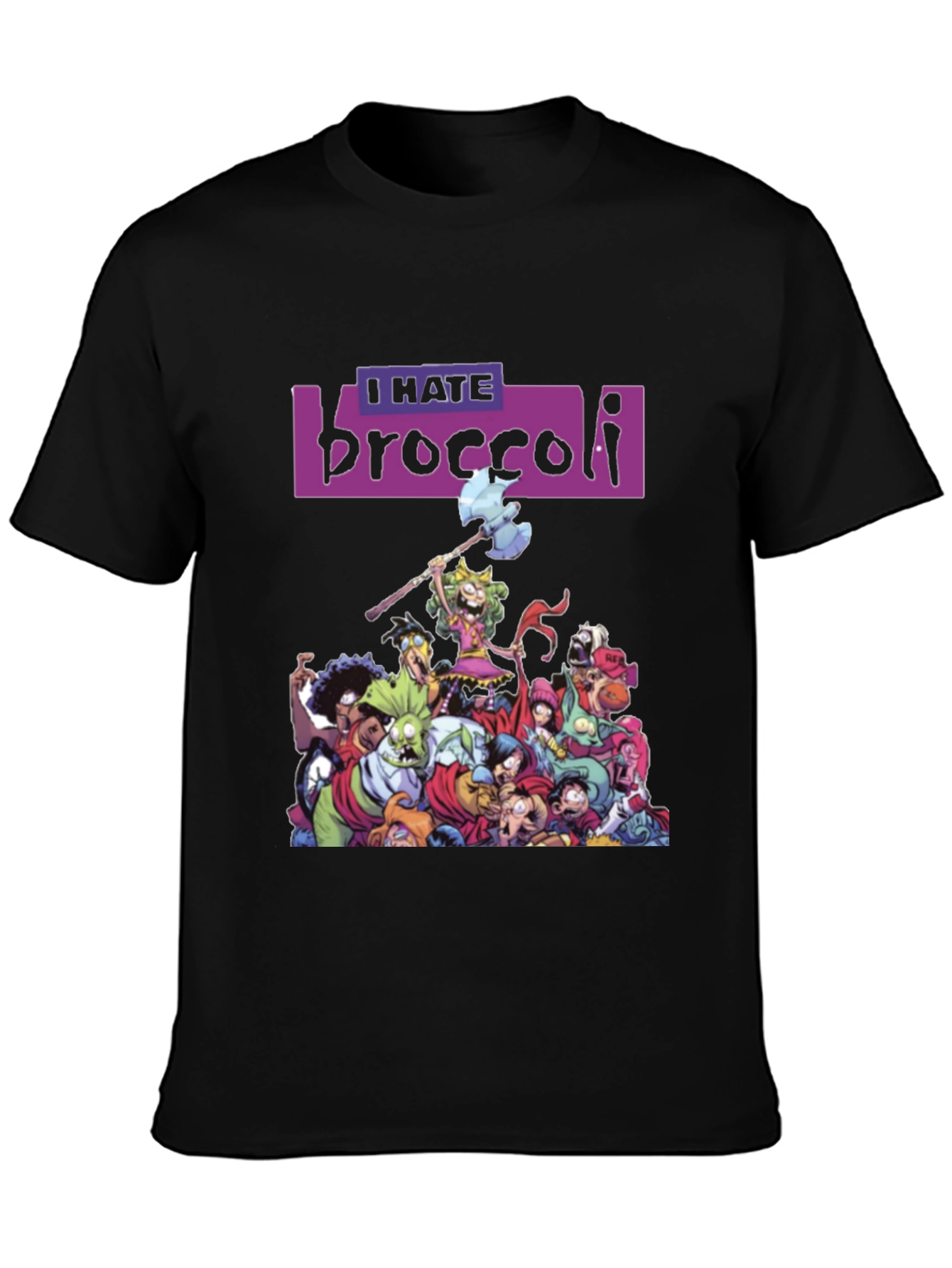 I Hate Broccoli T-Shirt - Quirky Graphic Tee - 3