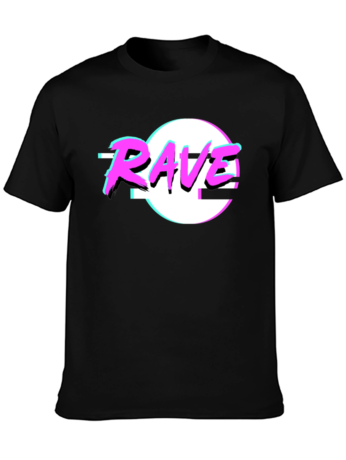 Rave Retro T-Shirt - 80s Neon Design - 3