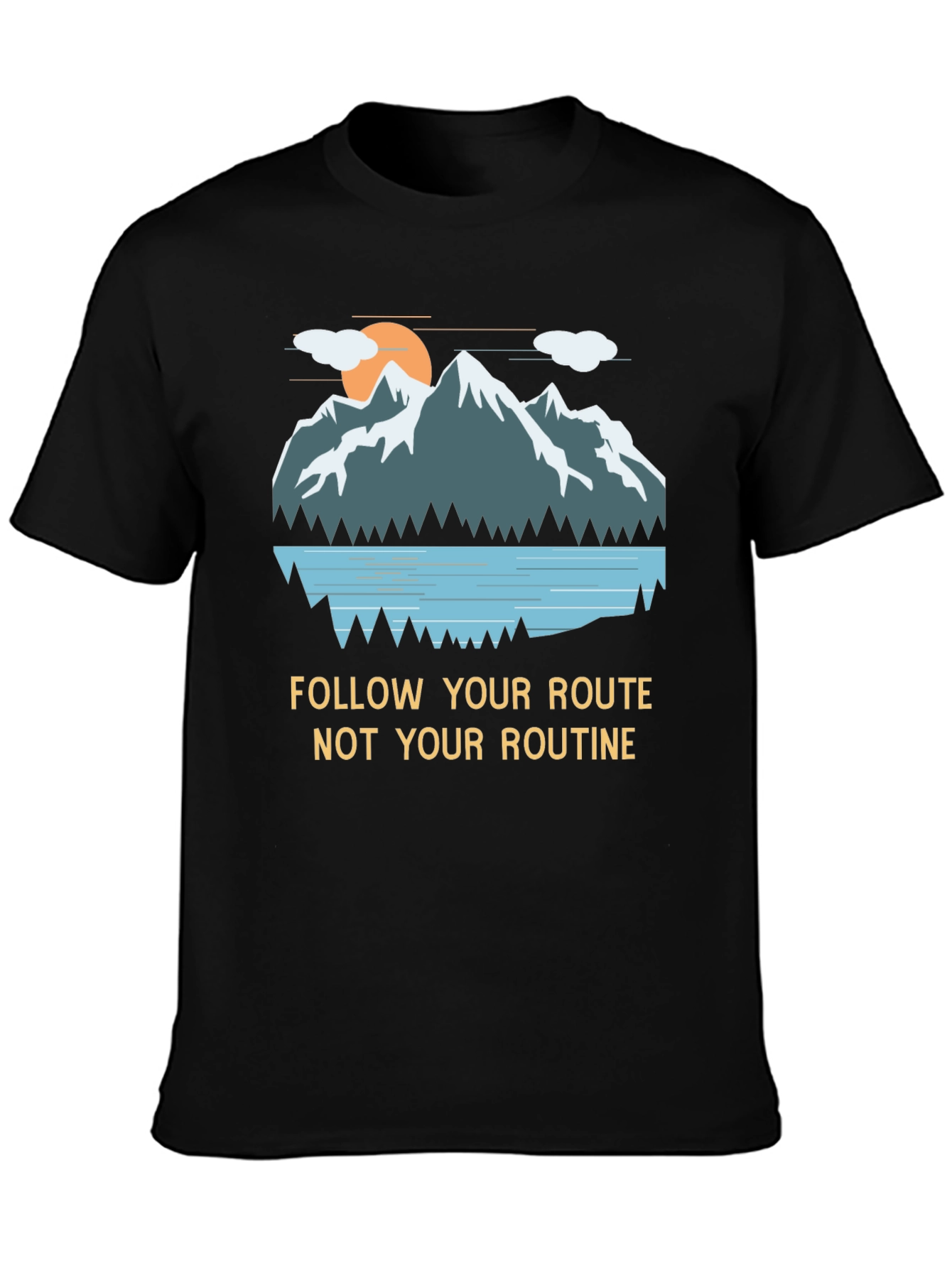 Black Mountain Graphic Tee - Follow Your Route view 3