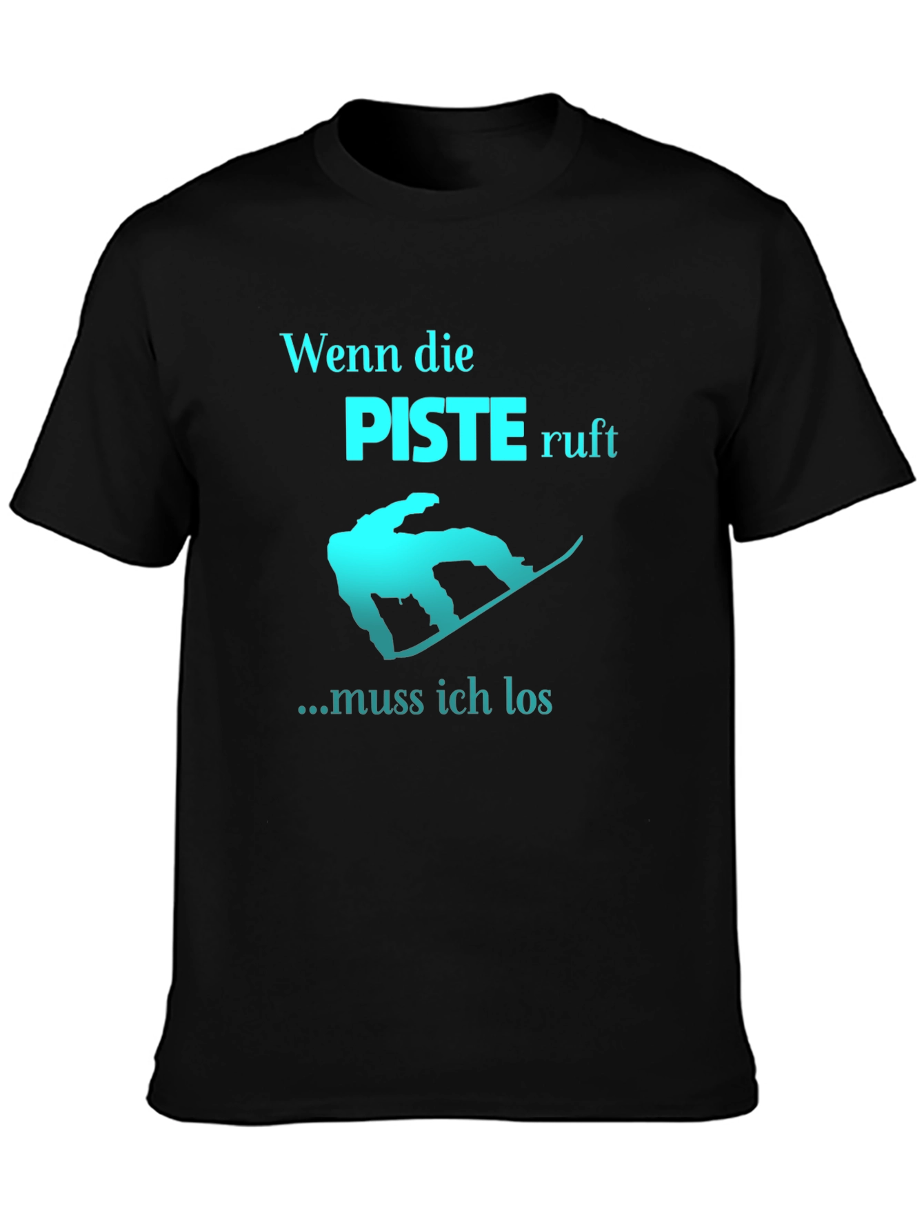 Wenn Die Piste Ruft Graphic Tee - 3