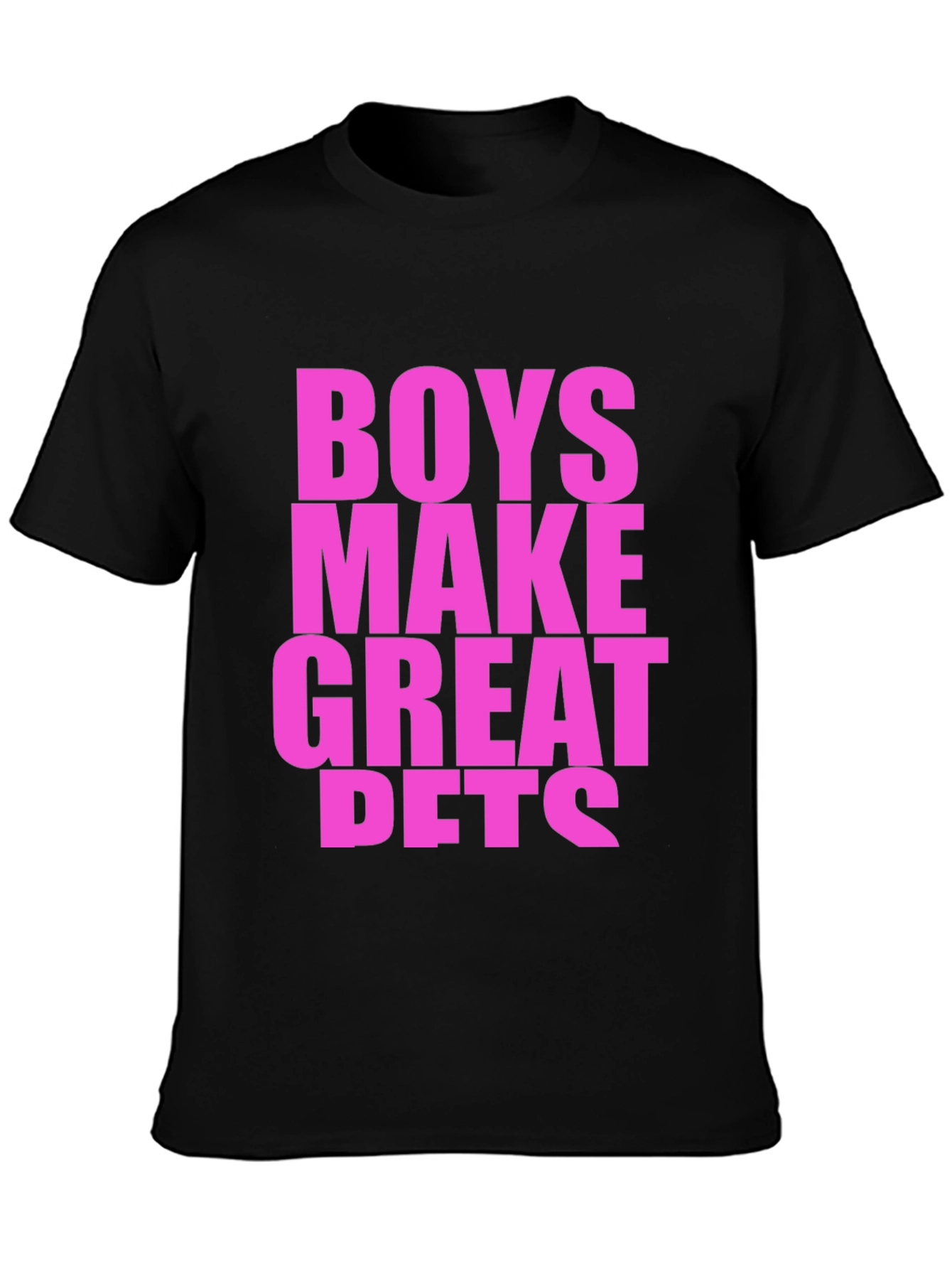 Black Boys Make Great Pets Graphic Tee view 3