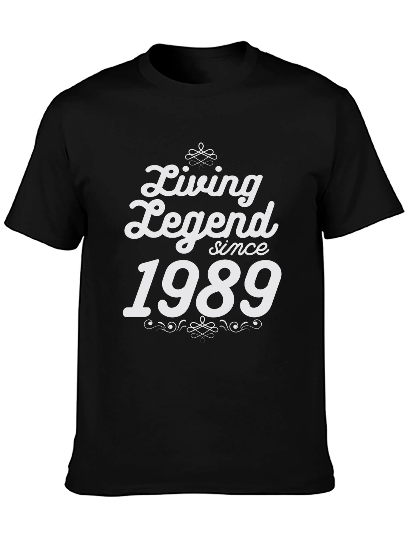 Black Living Legend Since 1989 Black T-Shirt view 3
