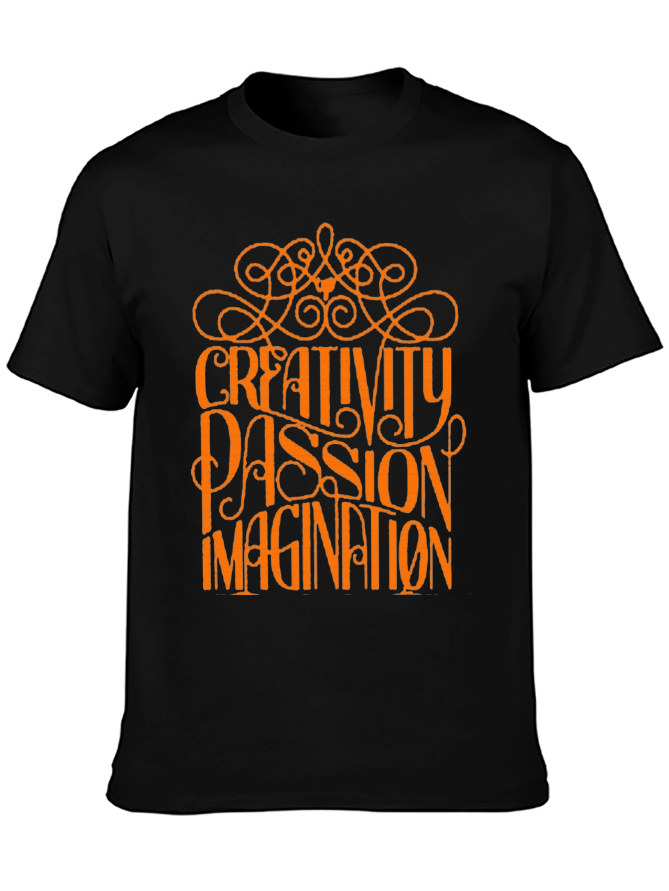 Black Creativity Passion Imagination Graphic Tee view 3