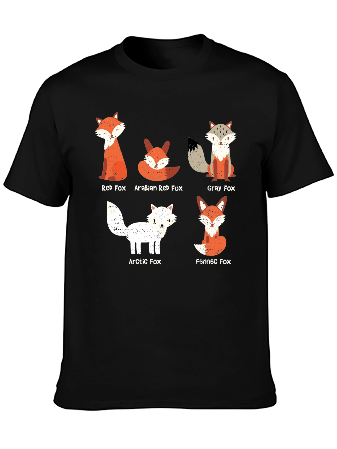 Black Fox Breed Graphic Tee - Men's Black Cotton T-Shirt view 3