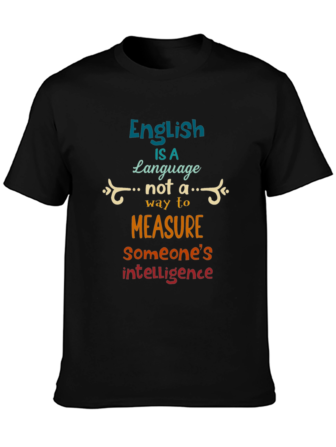 Black English is a Language T-Shirt view 3