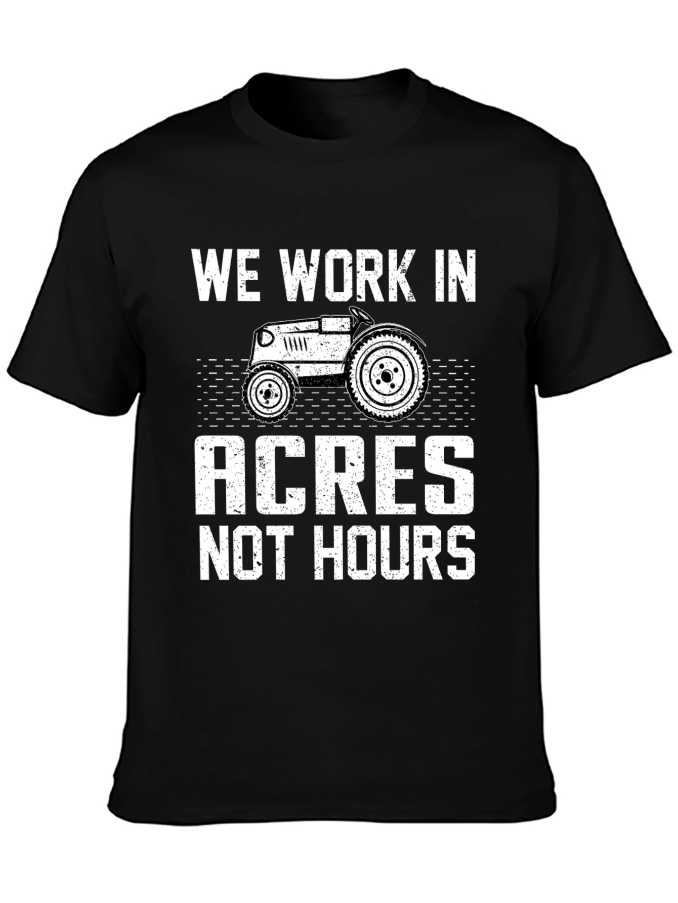 Black Farmer's Work Ethic Black T-Shirt view 3
