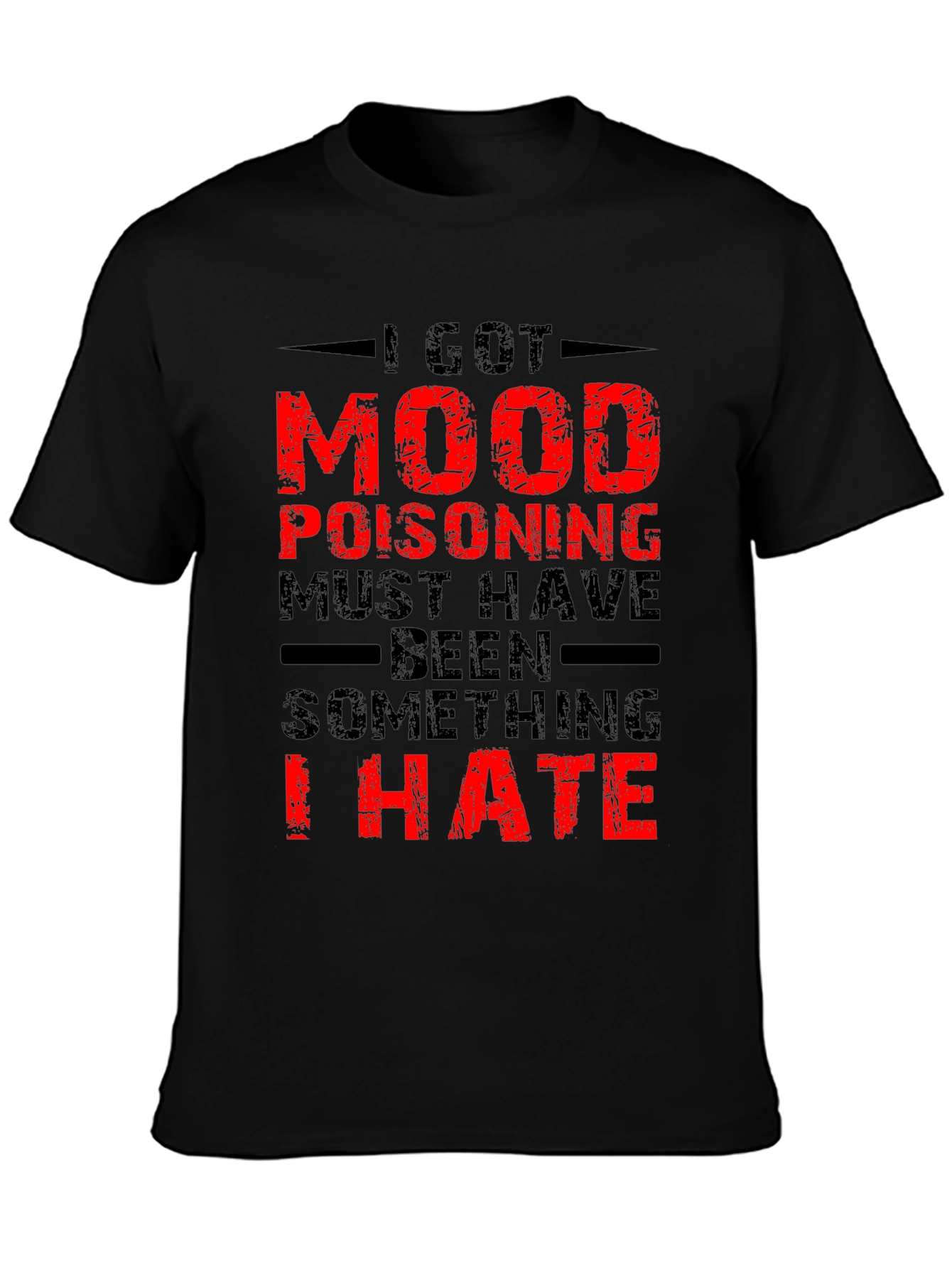 Black Mood Poisoning Graphic Tee - Black view 3