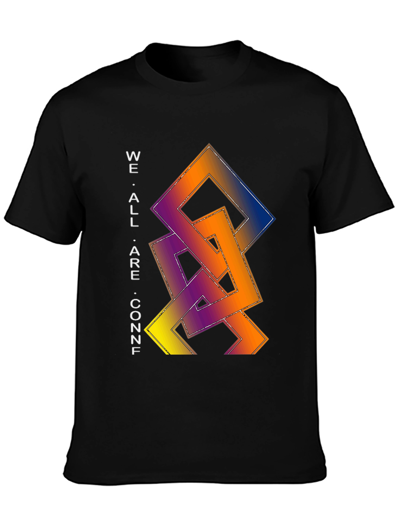 Black Conf Square Graphic T-Shirt view 3