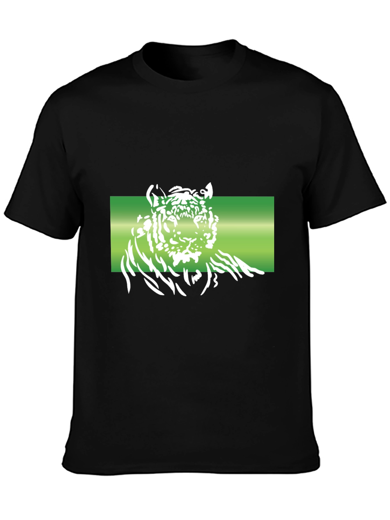 Black Tiger Graphic T-Shirt - Black view 3