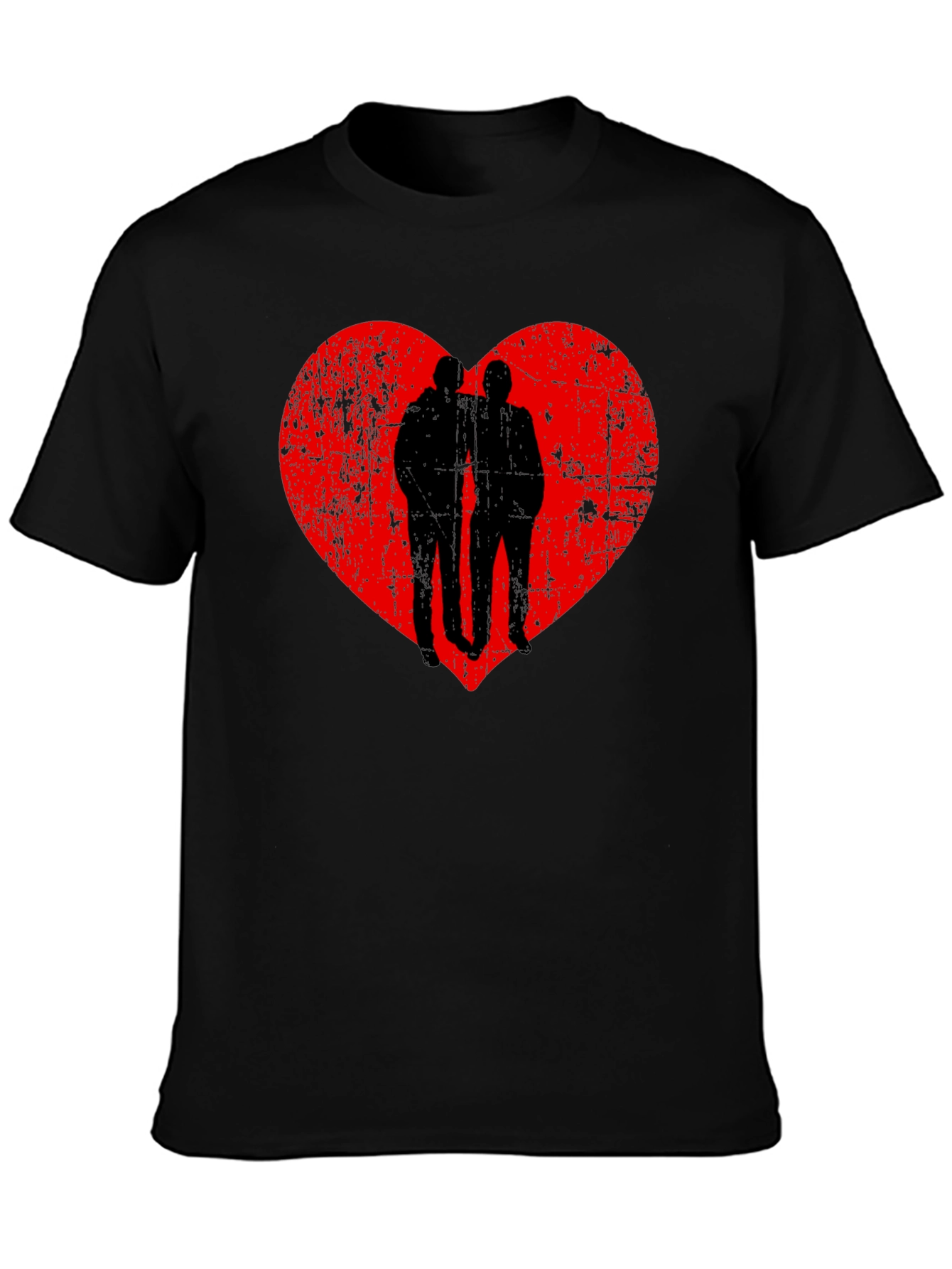 Black Heart Silhouette Tee view 3