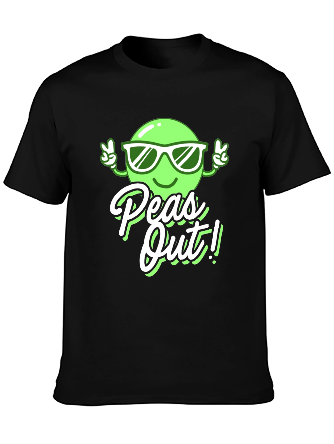 Black Peas Out! Graphic Tee - Cool & Comfy view 3