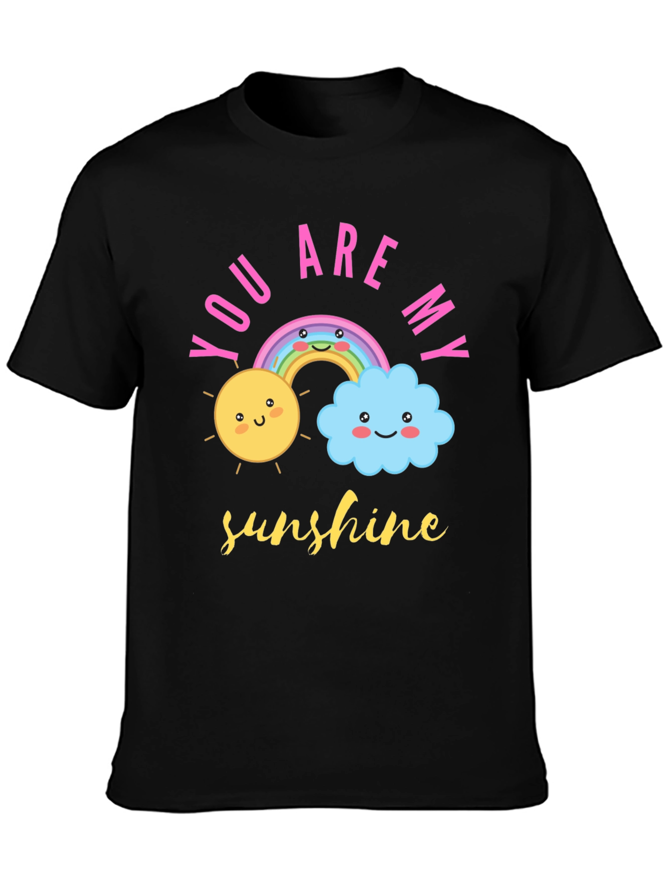 Black You Are My Sunshine Graphic Tee view 3