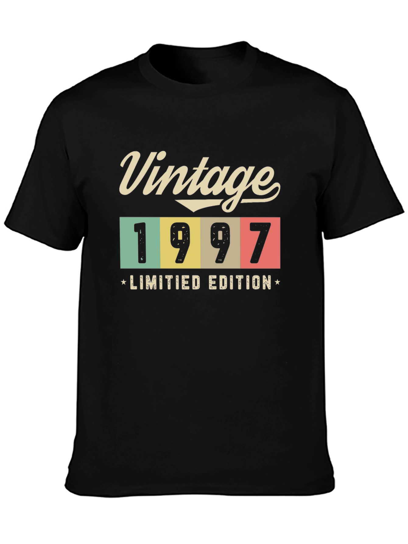 Black Vintage 1997 Limited Edition Graphic T-Shirt view 3