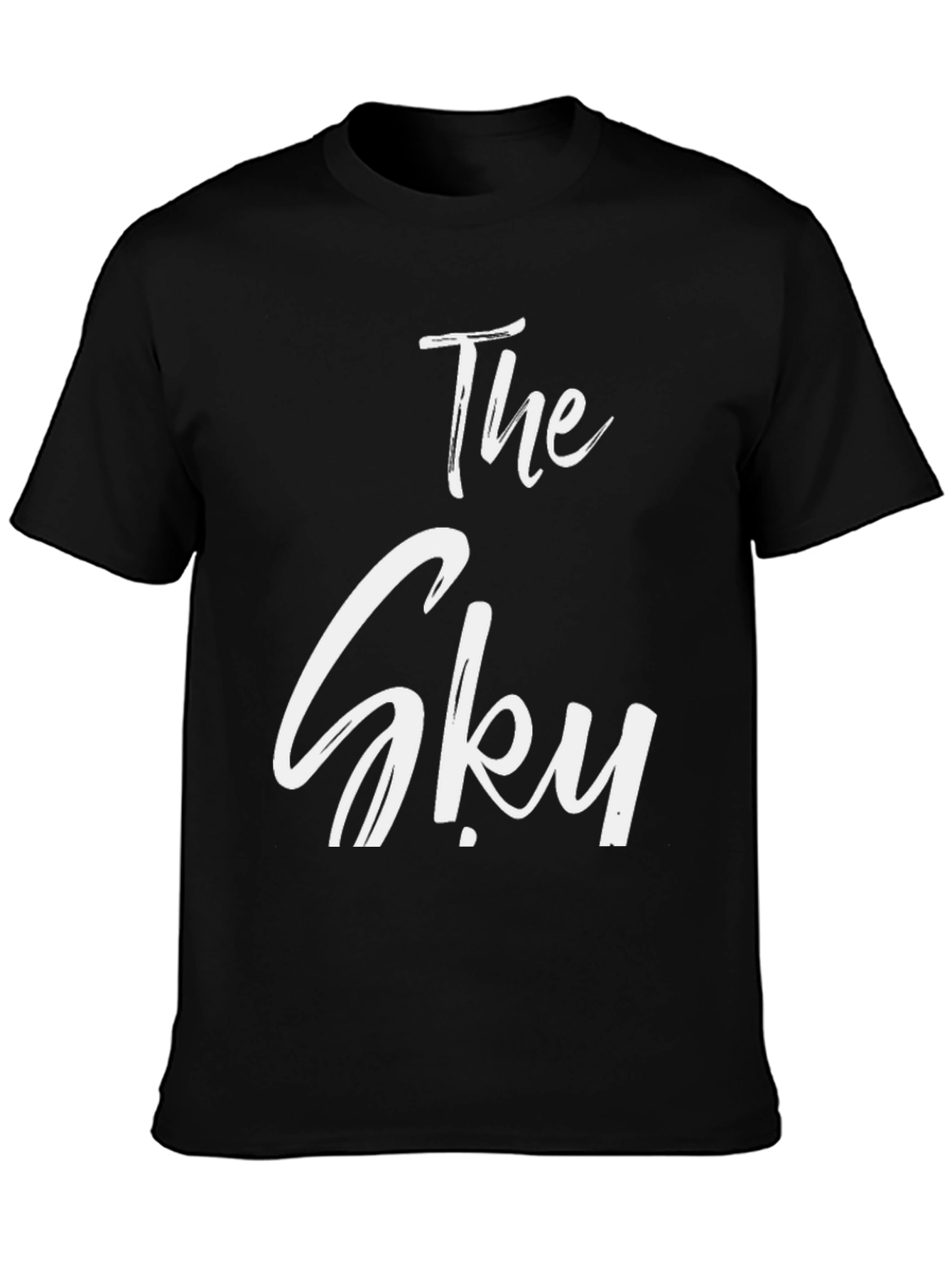 Black The Sky Graphic T-Shirt - Stylish Cotton Tee view 3