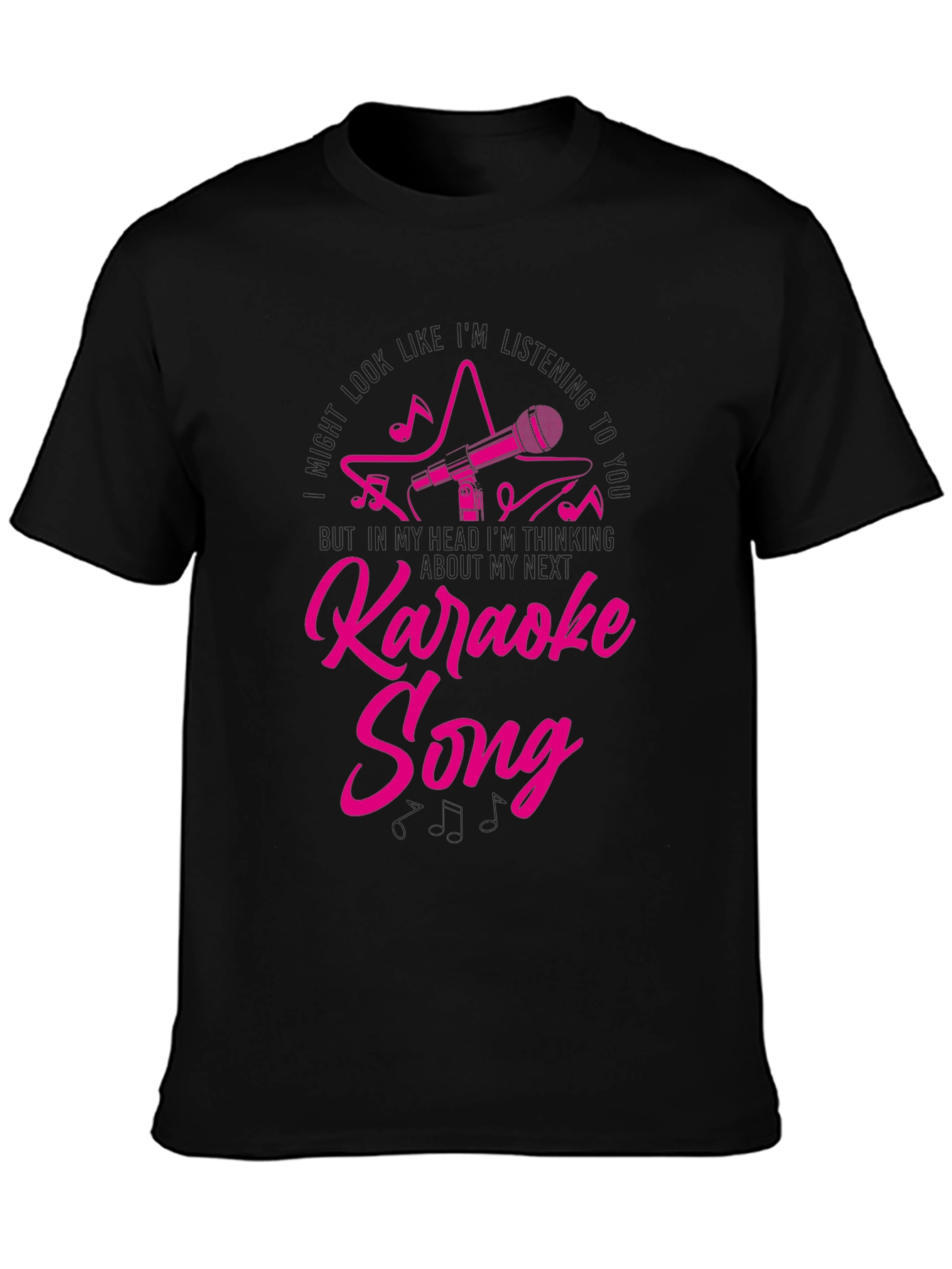 Karaoke Song T-Shirt - Fun Graphic Tee - 3