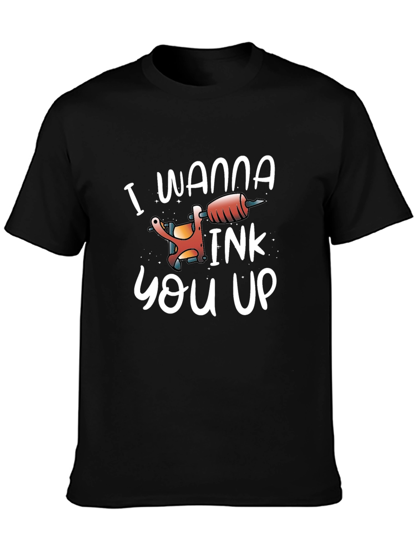 Black I Wanna Ink You Up Graphic Tee view 3
